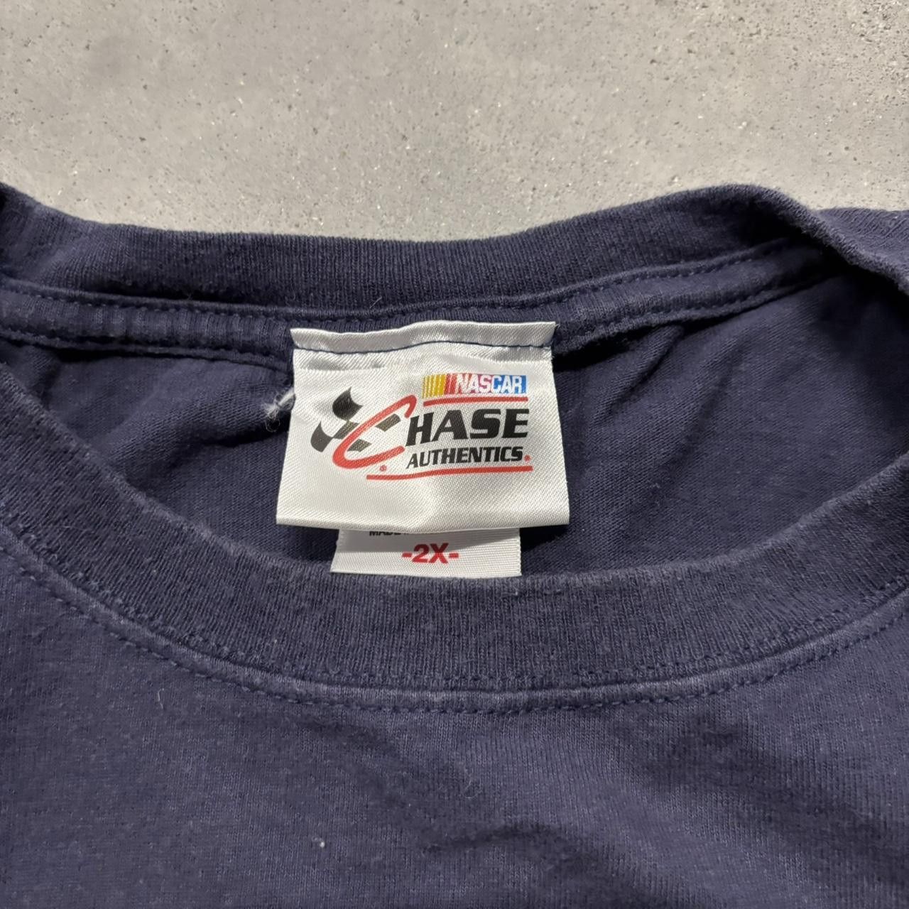 NASCAR × Vintage Crazy Vintage Y2K/2000s Navy Blue NASCAR Racing Graphic Tee! Size US XXL / EU 58 / 5 - 5 Thumbnail
