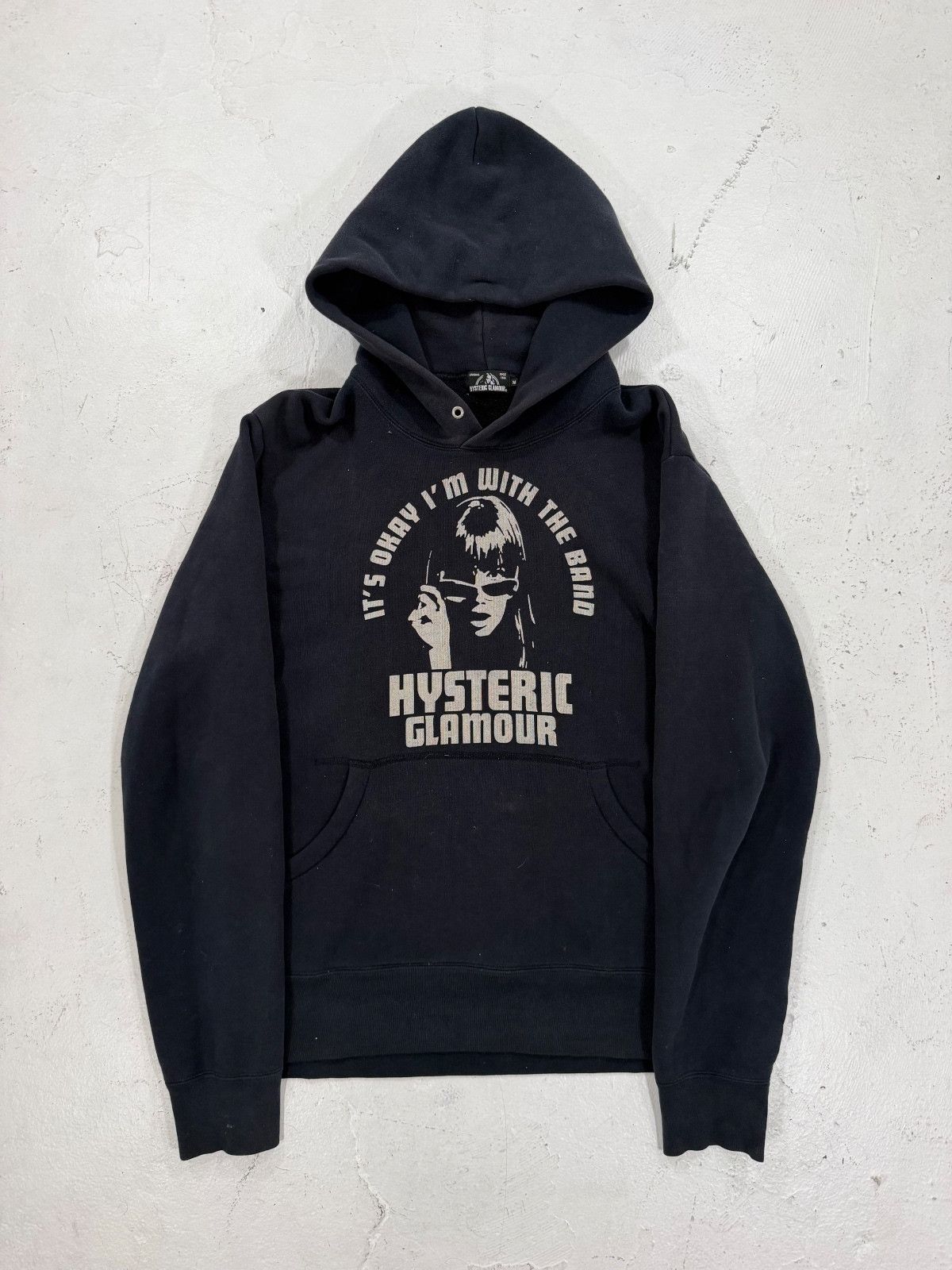 Hysteric Glamour Hysteric Glamour Black Hoodie It's Always Harder