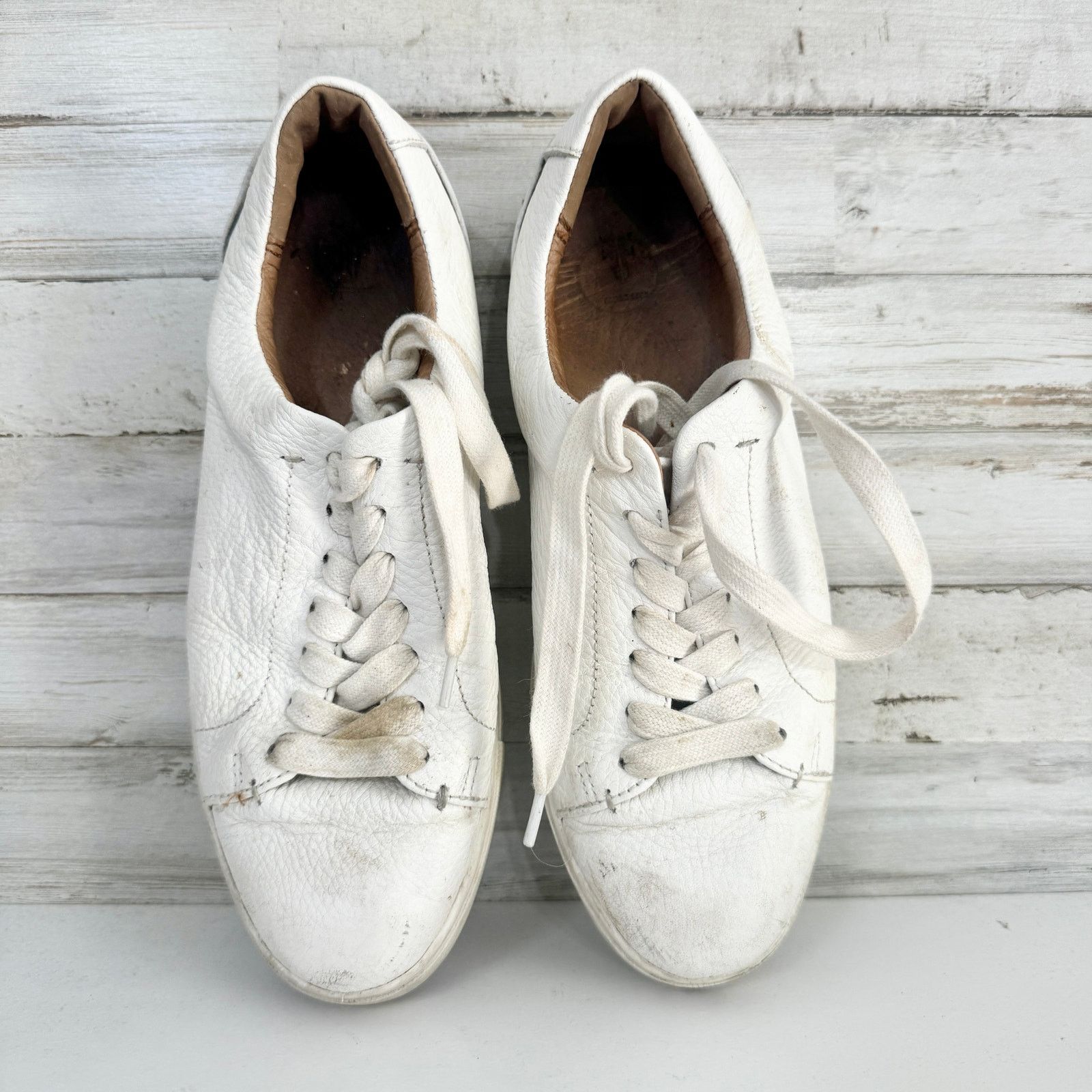 Frye Frye Shoes Leather Sneakers Casual LowTop Lace Up Gates Sz 8 Size US 8 / IT 38 - 4 Thumbnail