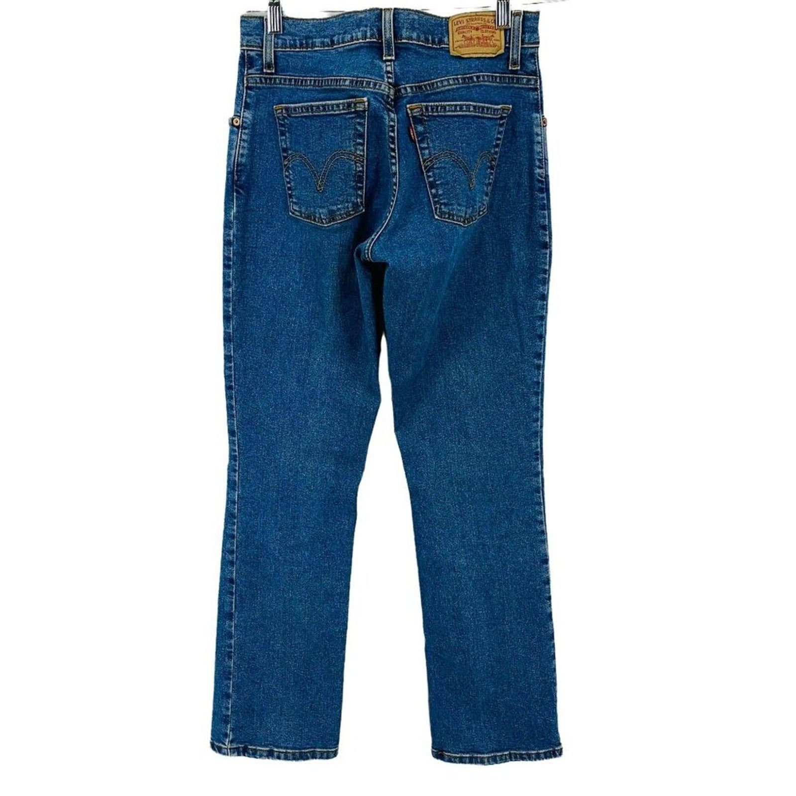 Levi's Levis 550 Womens Blue Medium Wash Denim Bootcut Jeans 6M Size 28" / US 6 / IT 42 - 8 Thumbnail