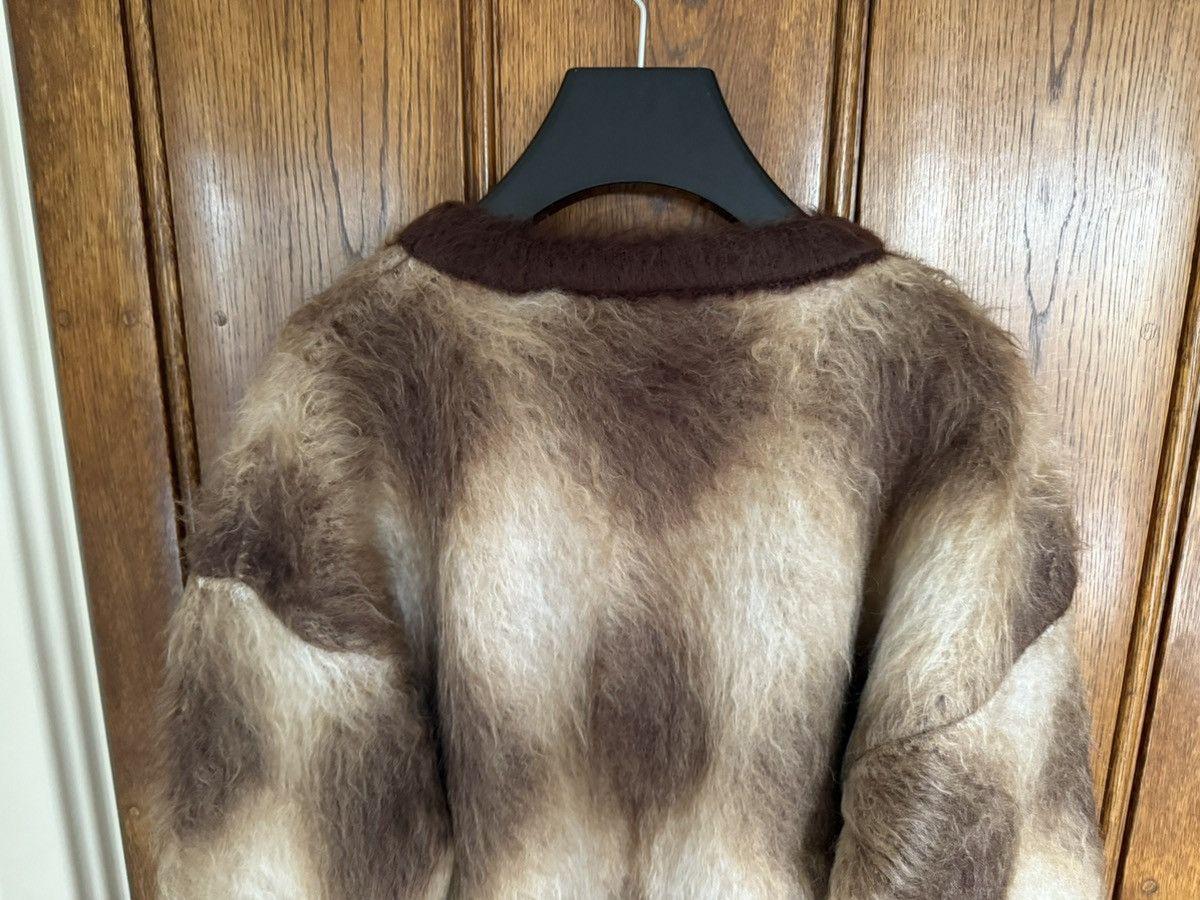 Celine $1.4k FW22 Celine argyle mohair blend fuzzy sweater M Hedi Size US M / EU 48-50 / 2 - 18 Thumbnail