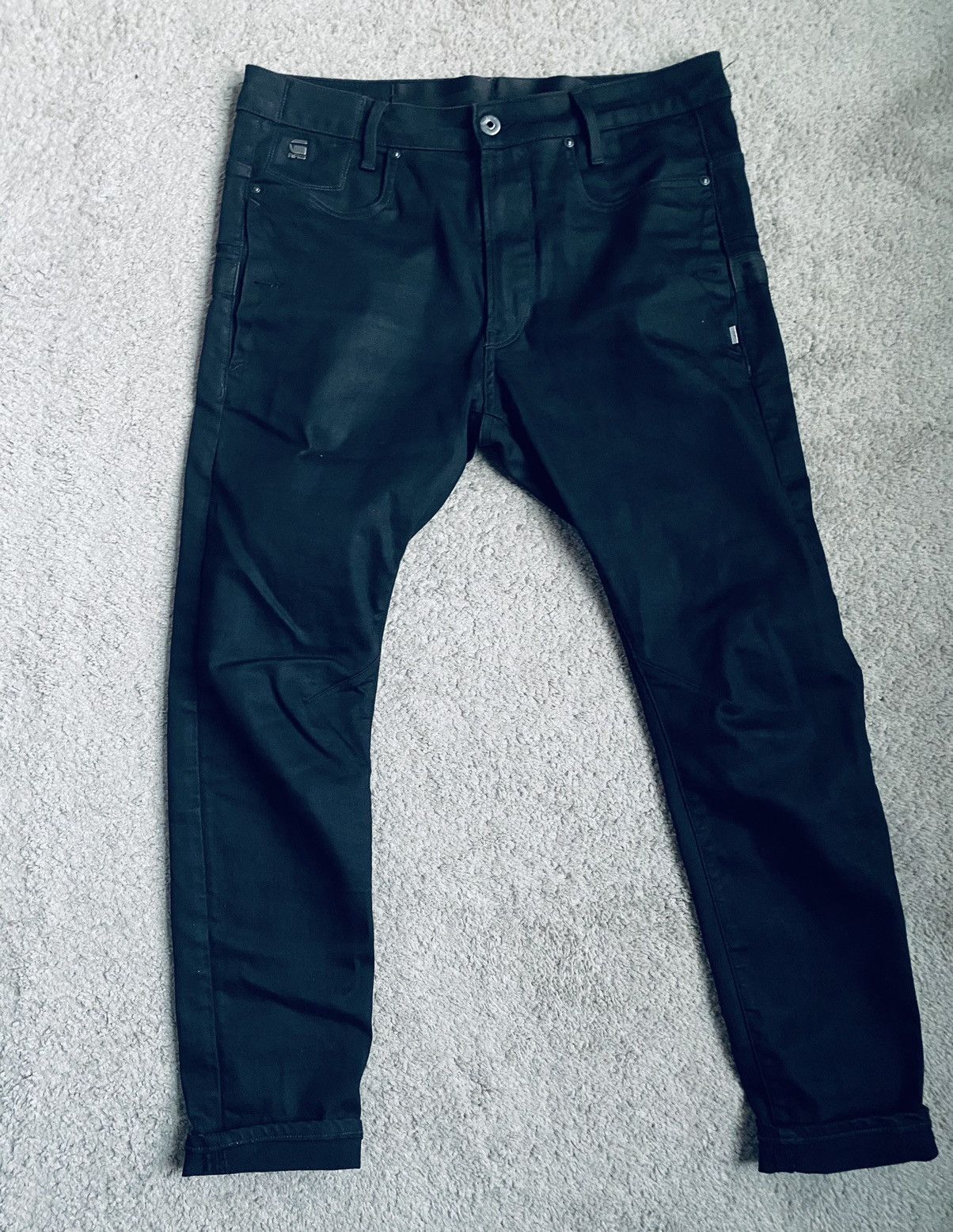 image of G Star Raw G-Star 3D Slim in Black, Men's (Size 33)