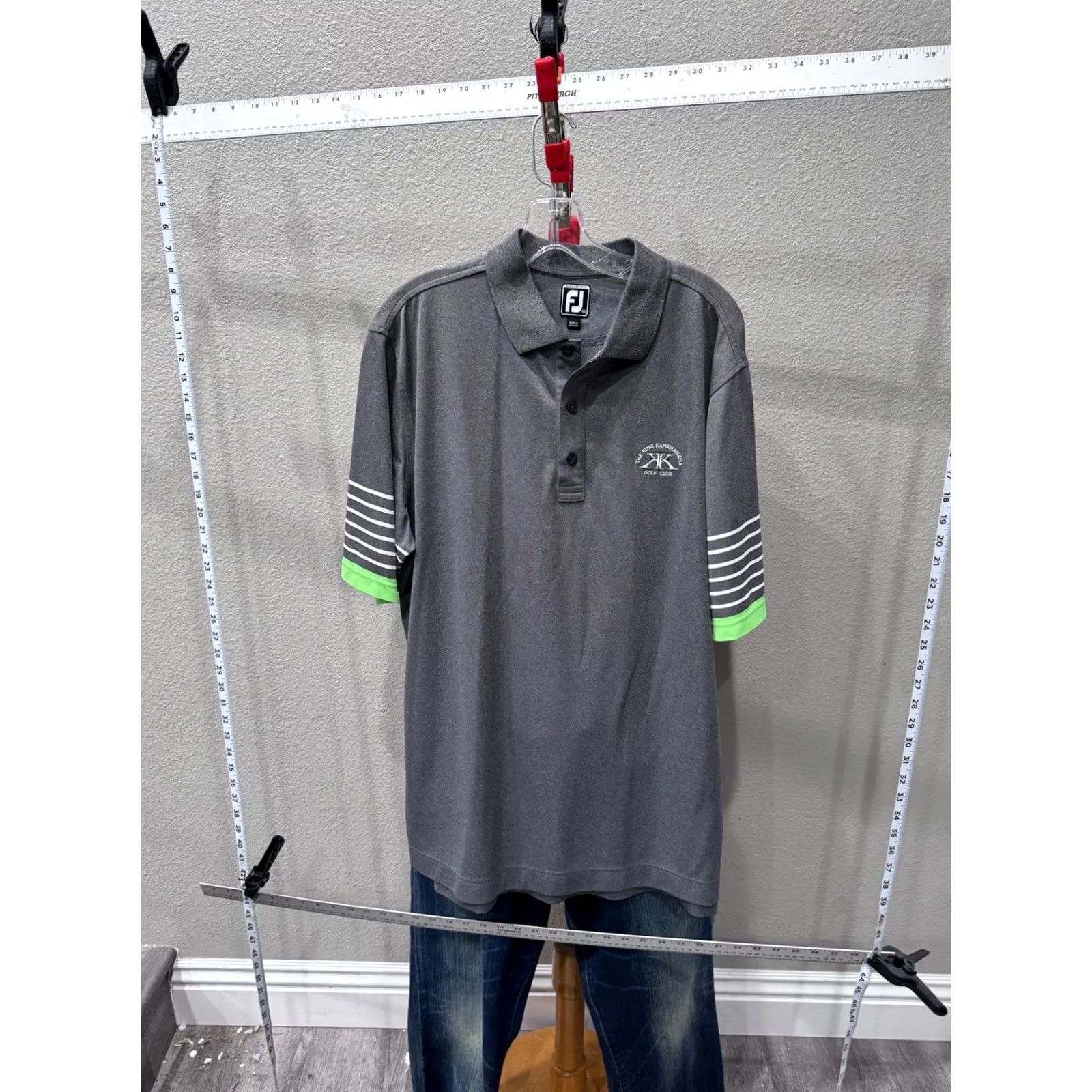 Footjoy Footjoy King Kamehameha Golf Club POLO SHIRT XL Men’s Multicolor Long Sleeve Polo Shirt XL Size US XL / EU 56 / 4 - 2 Thumbnail