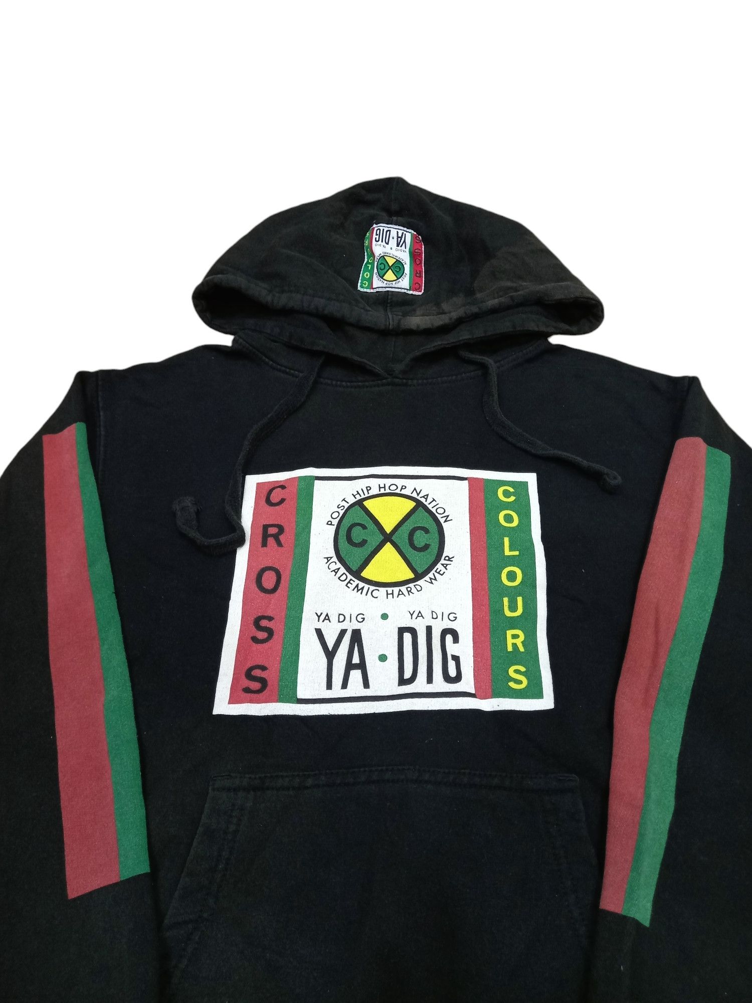 Cross Colours × Rap Tees Y2K Cross Colours Center Big Logo Hoodie Size US S / EU 44-46 / 1 - 2 Thumbnail