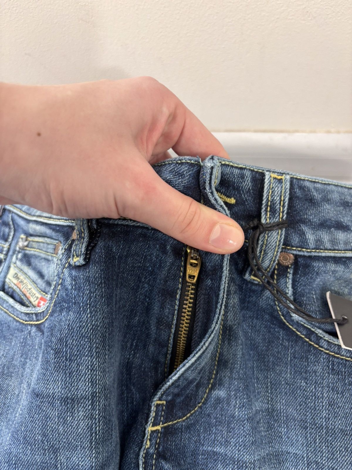 Adidas × Diesel Diesel X Adidas Sample F/W08 NWT Women’s Blue Denim Jeans Size 28" / US 6 / IT 42 - 10 Thumbnail