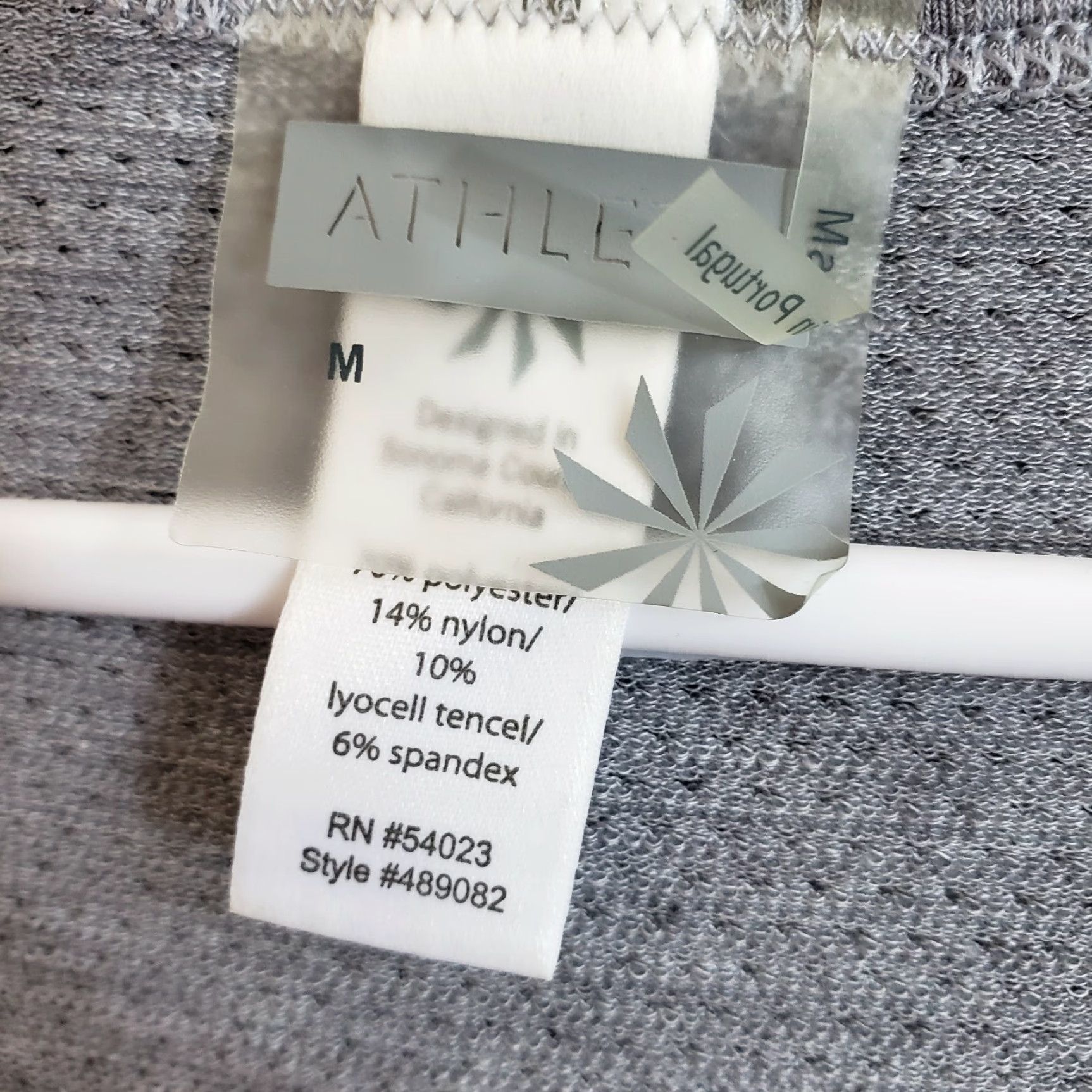 Athleta Athleta Womens Zeal Tee Sz Medium Gray Short Sleeve Scoop Neck Shirt Womens Medium Gray Athletic Tee Size 32" / US 10 / IT 46 - 5 Thumbnail