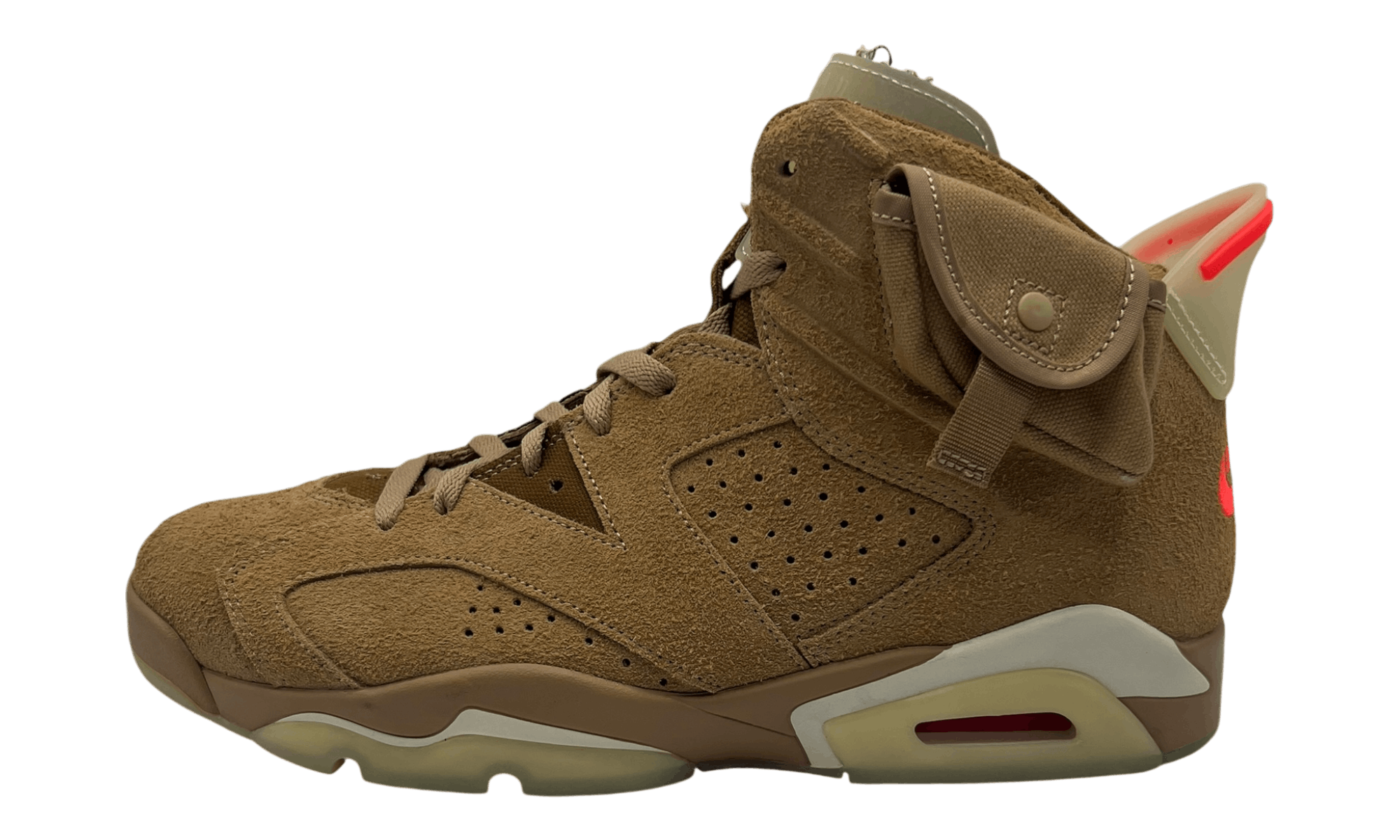 Jordan Brand Jordan 6 Retro Travis Scott British Khaki (PreOwned) Size US 11.5 / EU 44-45 - 1 Thumbnail