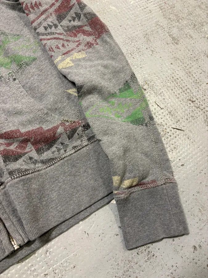 Polo Ralph Lauren 2010s Ralph Lauren Grey Native Zip-up Hoodie Size S / US 4 / IT 40 - 8 Thumbnail