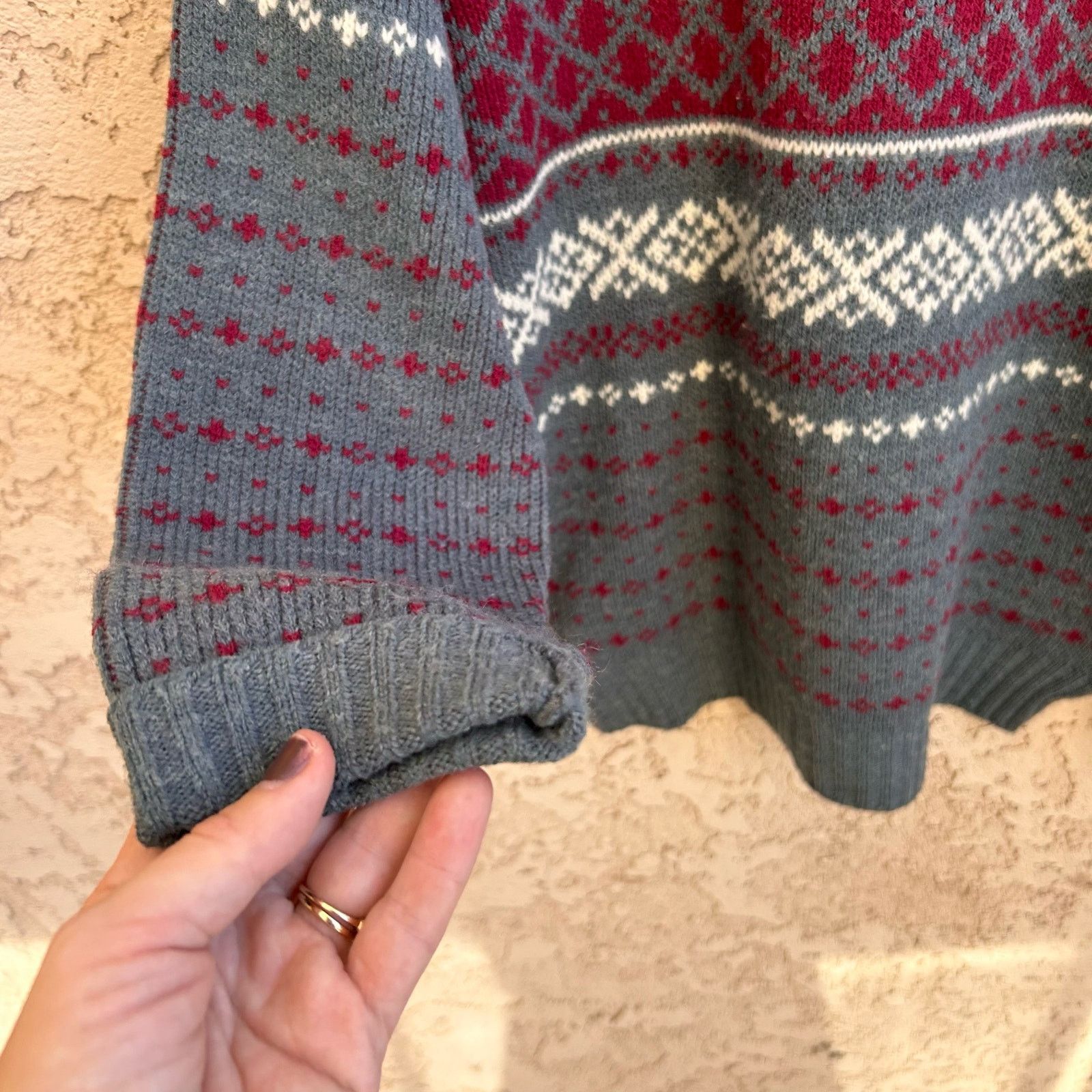 Vintage Vintage Wool Viking Sportswear Grandpa Sweater Size Large Size US L / EU 52-54 / 3 - 4 Thumbnail