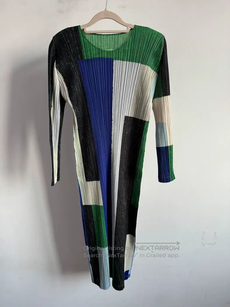 Issey Miyake Issey Miyake Color-block Long Dress Size M / US 6-8 / IT 42-44 - 1 Thumbnail