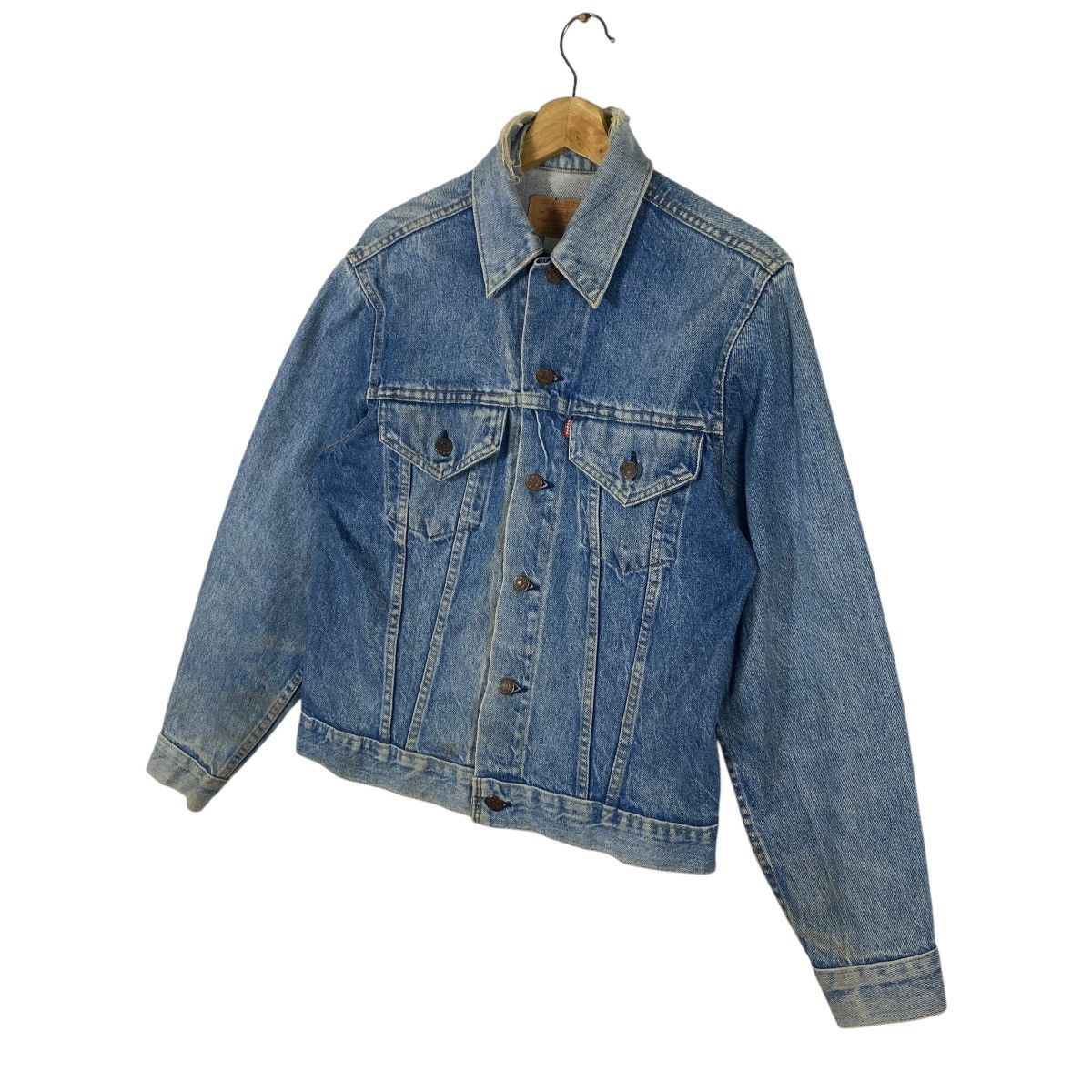 Levi's × Levi's Vintage Clothing × Vintage Vintage Levis Denim Truckers Jacket 70505-0217 Size US S / EU 44-46 / 1 - 2 Thumbnail