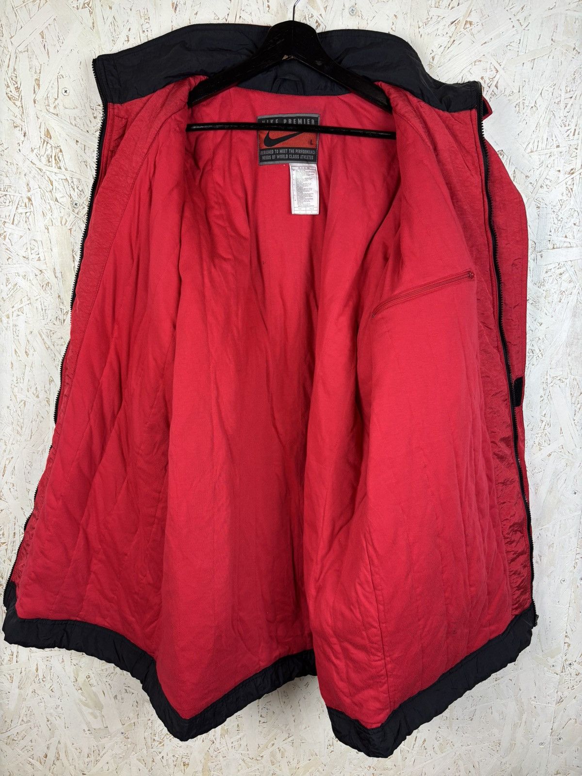 Nike 90s Nike PSV Eindhoven 1996/97 Training Coat Jacket Soccer L Size US L / EU 52-54 / 3 - 12 Thumbnail