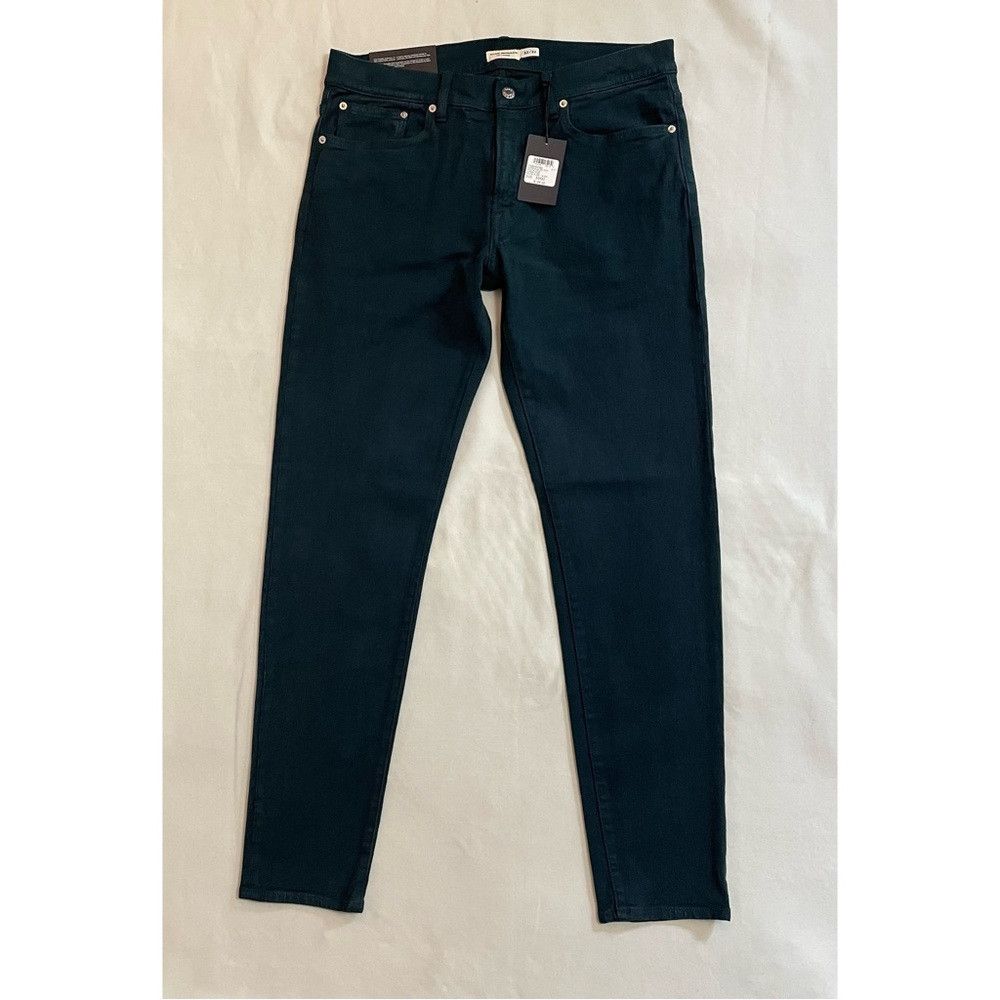 Club Monaco New $129 Club Monaco Super Slim Tea Dyed Green Jeans Size 3 Size US 32 / EU 48 - 2 Thumbnail
