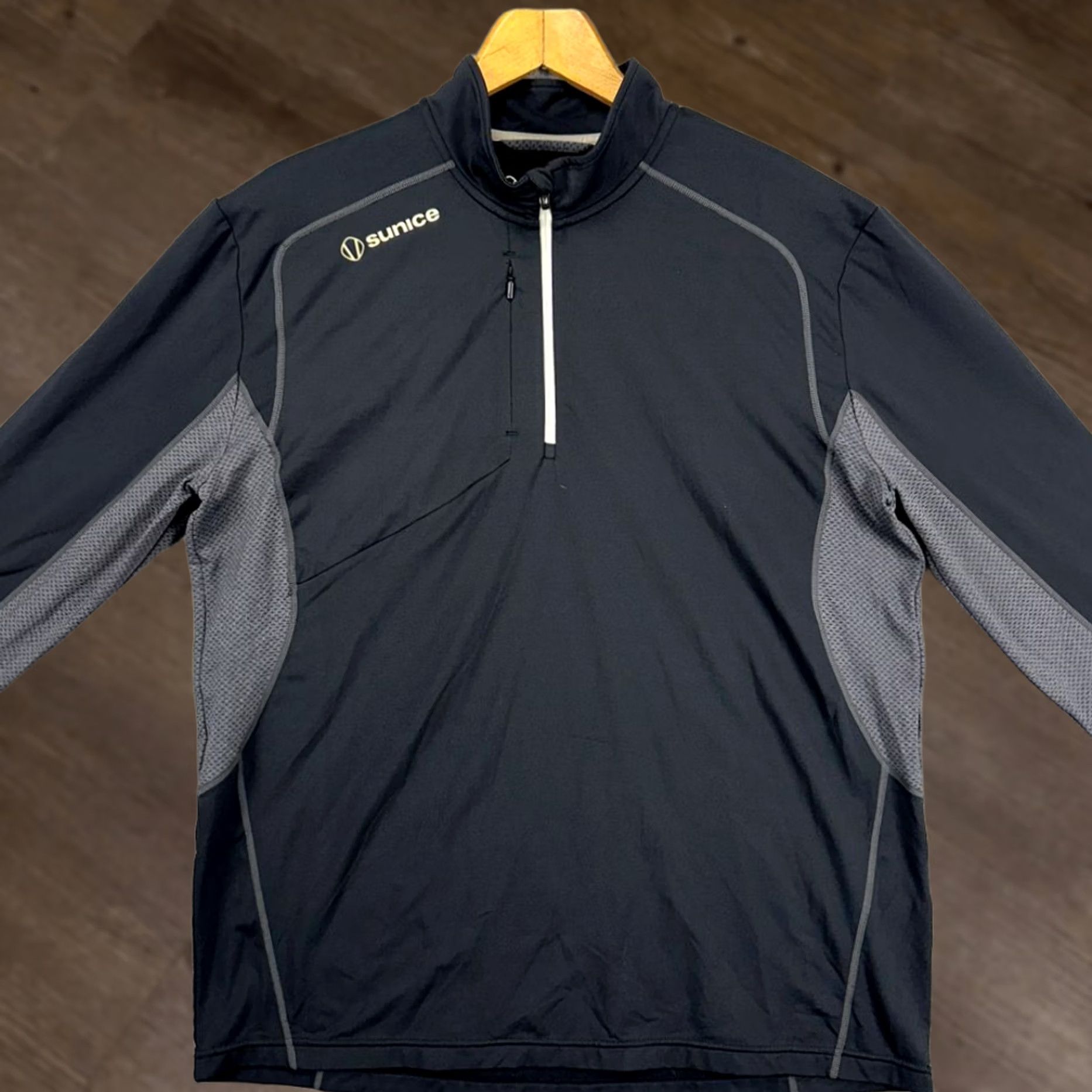 Vintage Sunice Sport Pullover Shirt Mens XL Superlite FX Black Size US XL / EU 56 / 4 - 1 Thumbnail