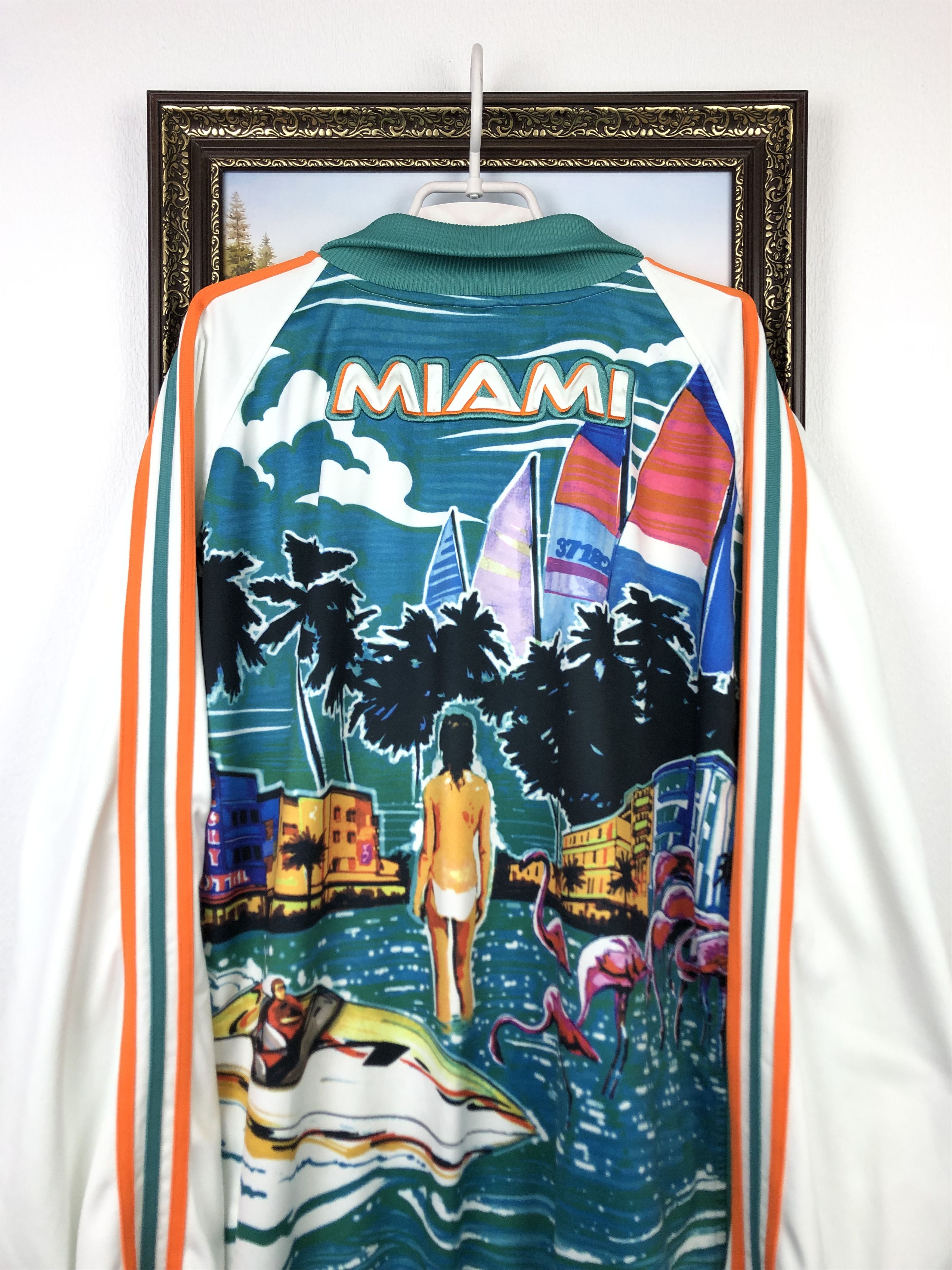 Adidas Adidas Originals Miami City Series Jacket Firebird Track 4XL Size US XXL / EU 58 / 5 - 2 Thumbnail