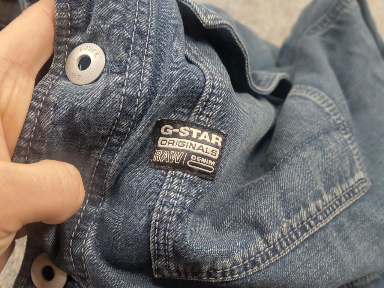 G-Star G Star Raw Shore denim Vintage Pocket Logo Jacket Japanese Size US L / EU 52-54 / 3 - 15 Thumbnail