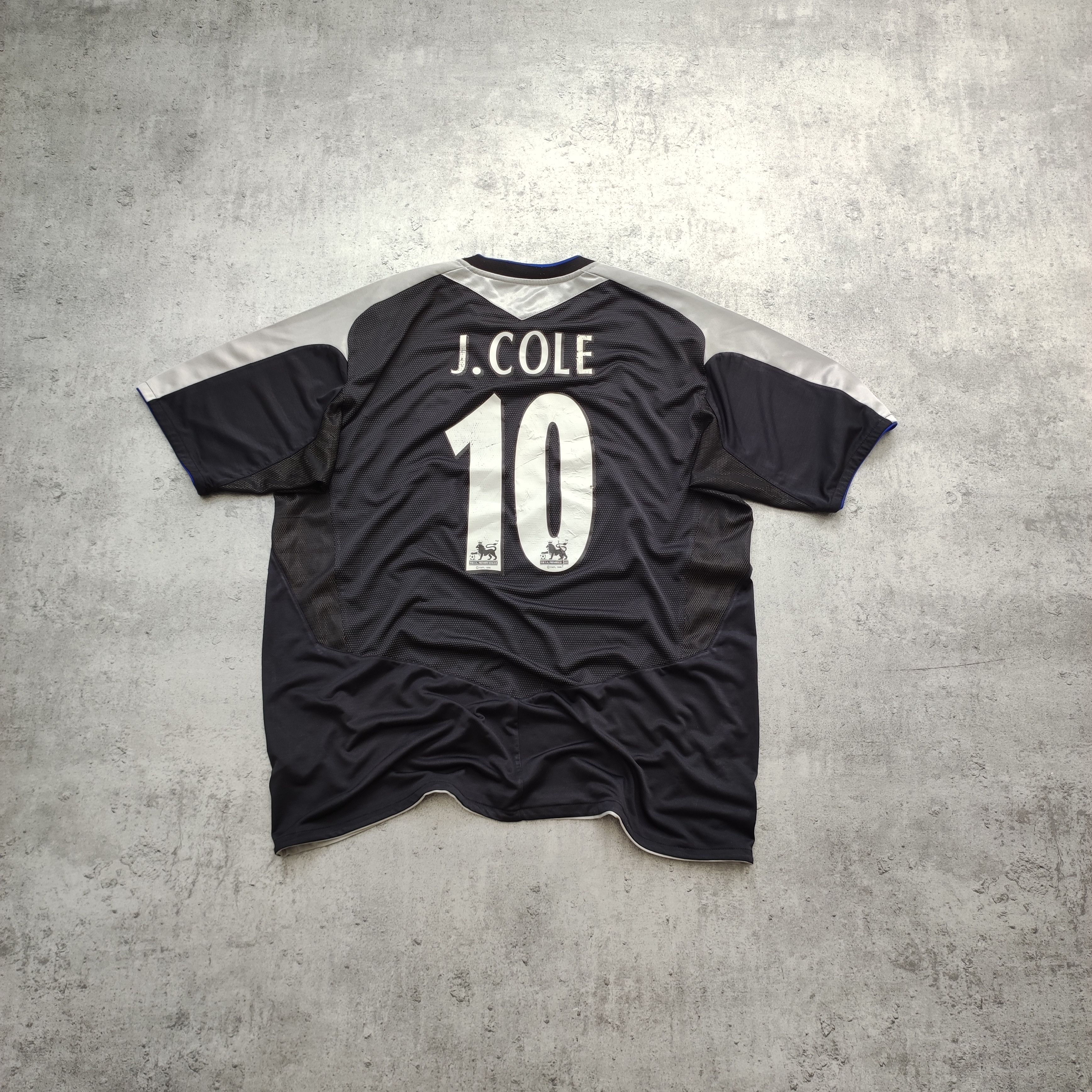 Vintage RARE #10 J.Cole Chelsea London Umbro 2004 Away Jersey Size US XL / EU 56 / 4 - 1 Thumbnail