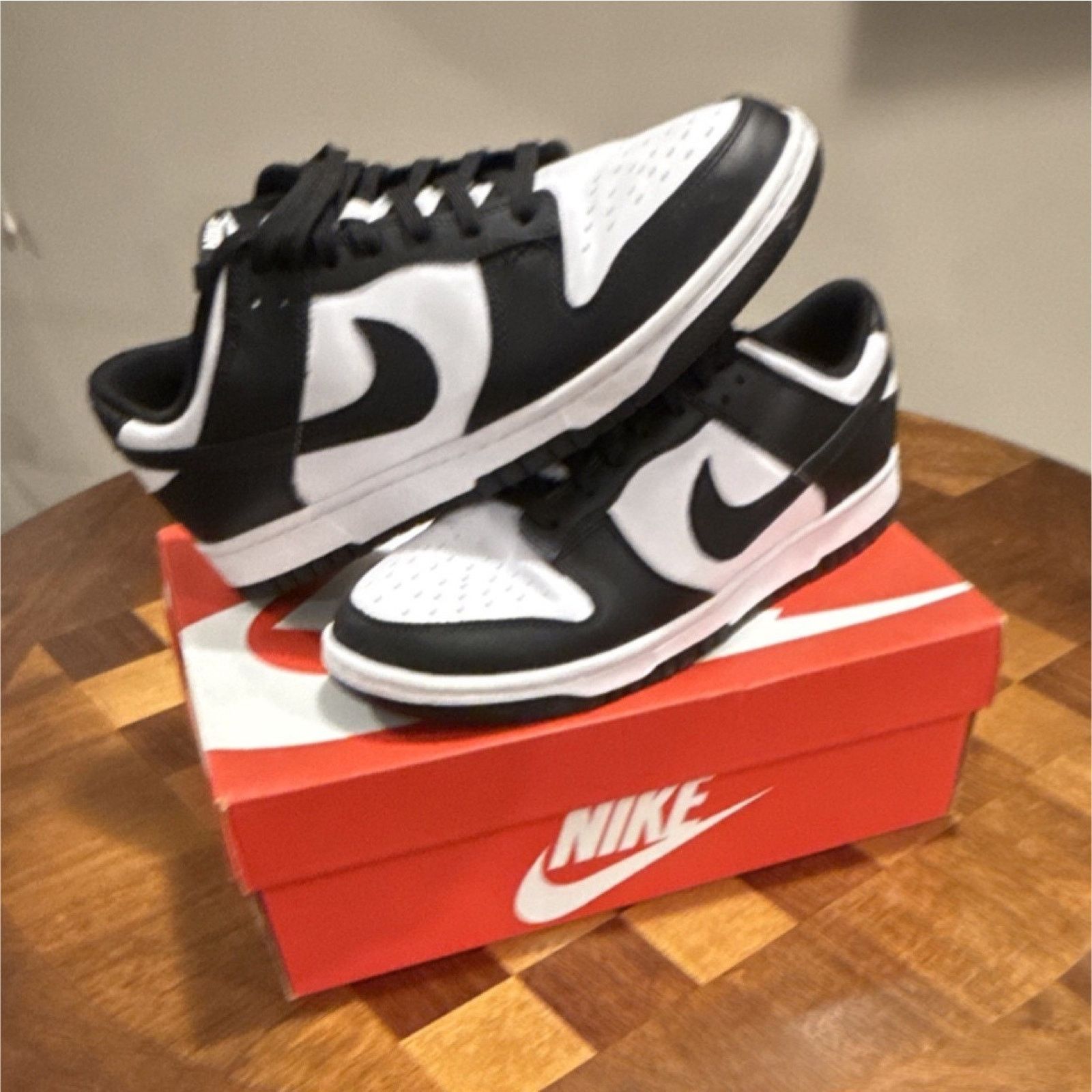 Nike Nike Dunk Low Retro White Black Panda Size US 11.5 / EU 44-45 - 1 Thumbnail