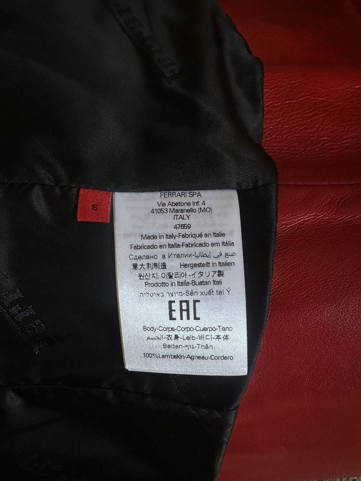 Ferrari Ferrari Leather Jacket Size S / US 4 / IT 40 - 5 Thumbnail
