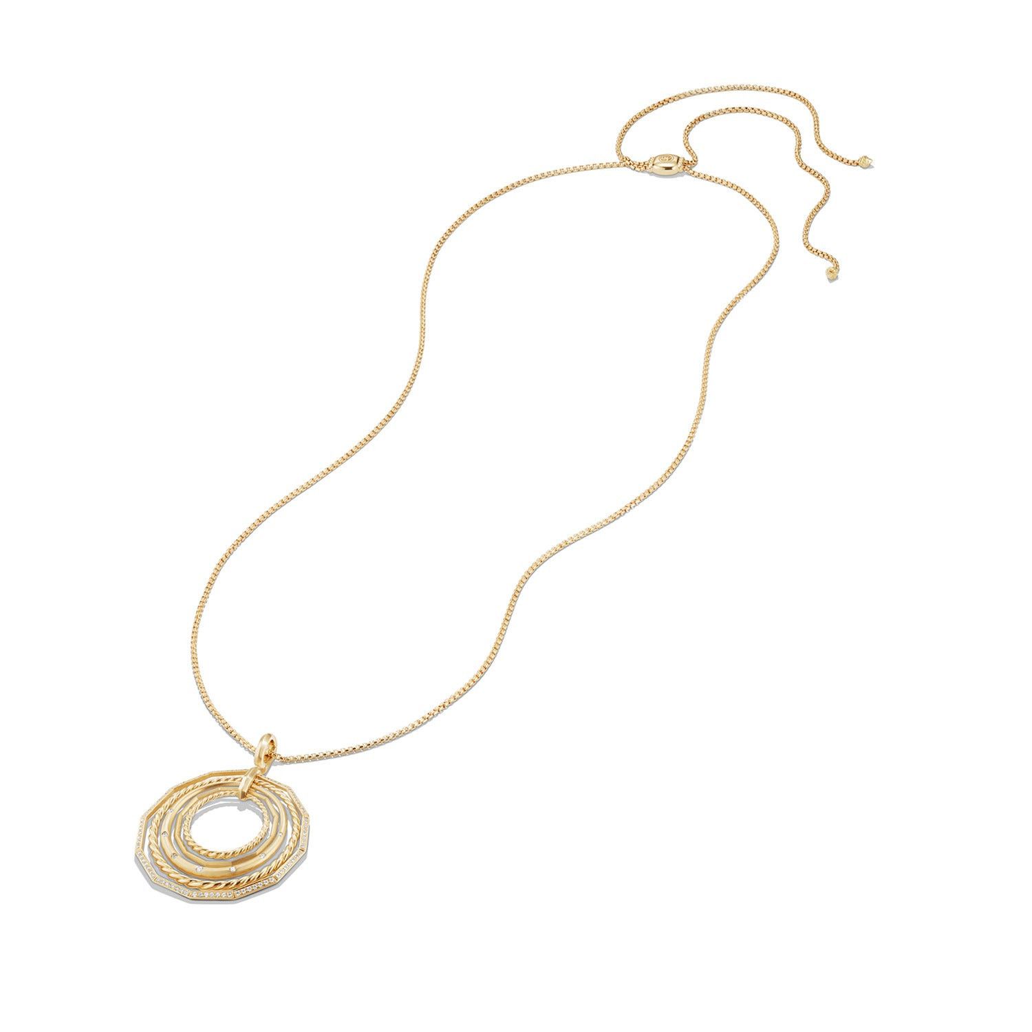 David Yurman o1w1db10325 Necklace in 18K Yellow Gold with Diamonds & 45mm Size ONE SIZE - 2 Thumbnail