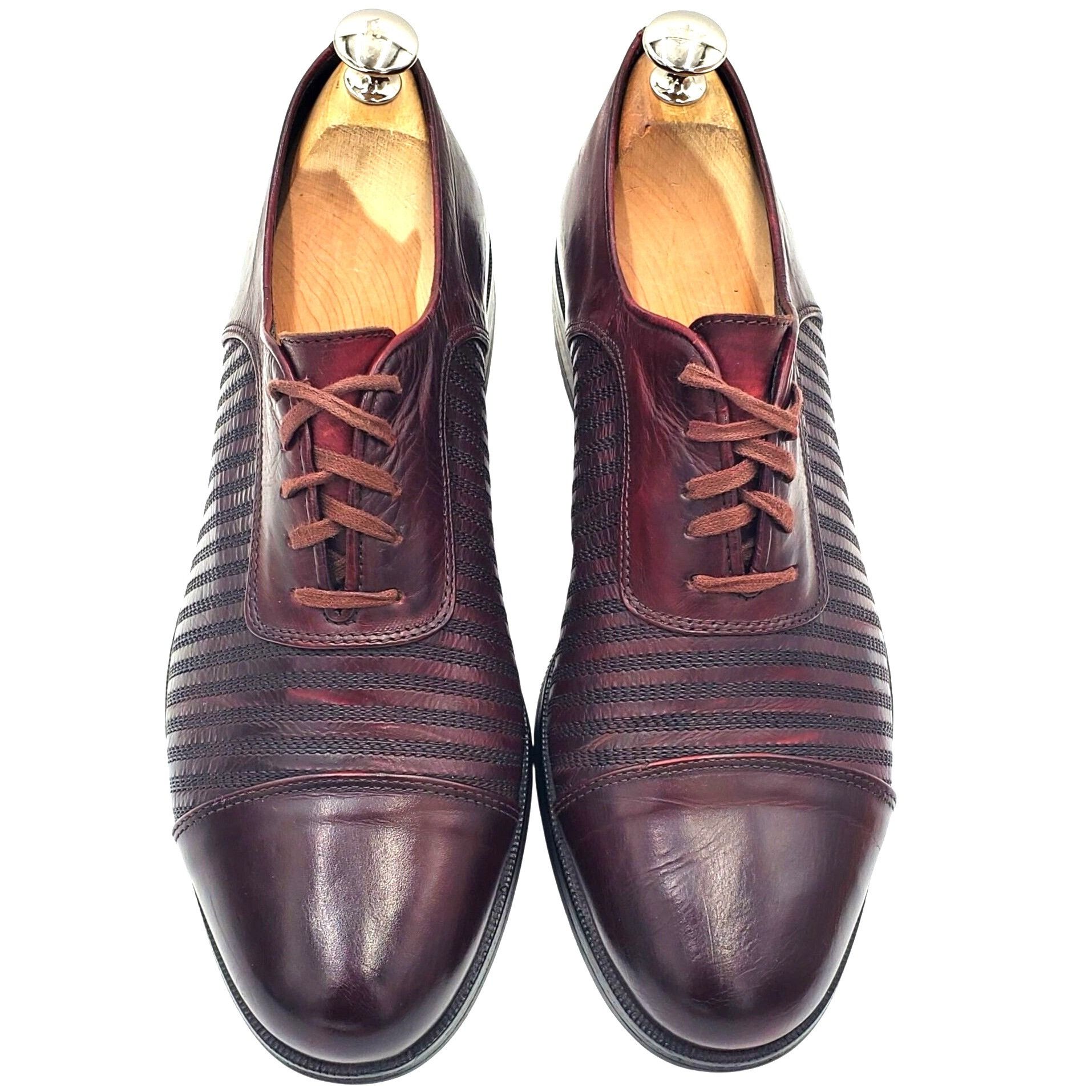 Other Italy Nazzareno Di Rosa Men's size 9 Burgundy Leather Men's Size US 9 / EU 42 - 2 Thumbnail
