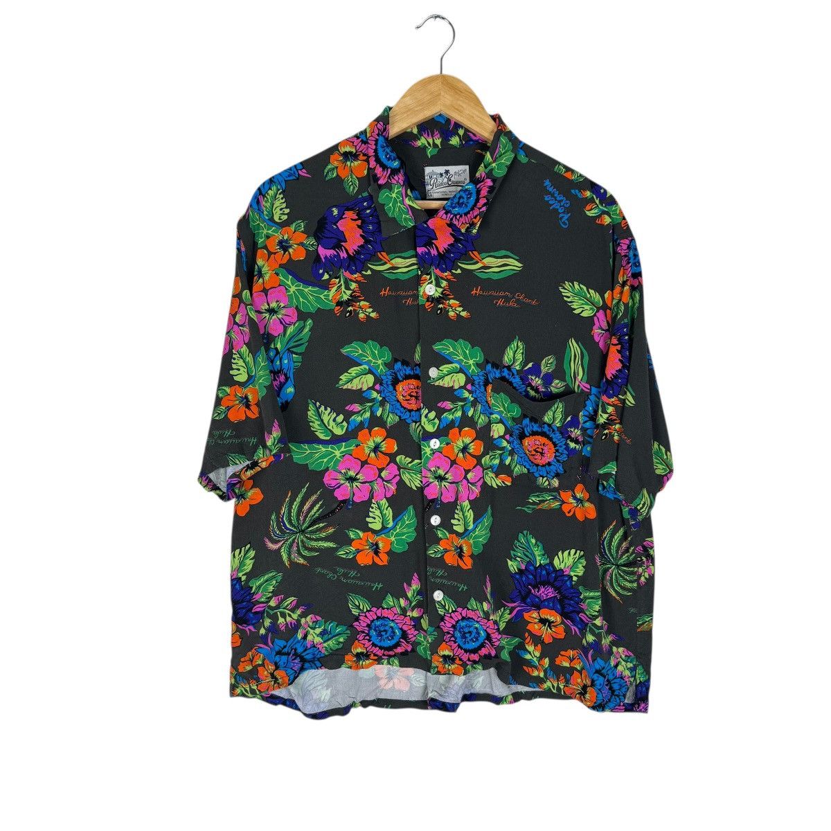 Sun Surf ☀️RODEO CROWNS FLORAL RAYON HAWAII SHIRT Size US L / EU 52-54 / 3 - 2 Thumbnail
