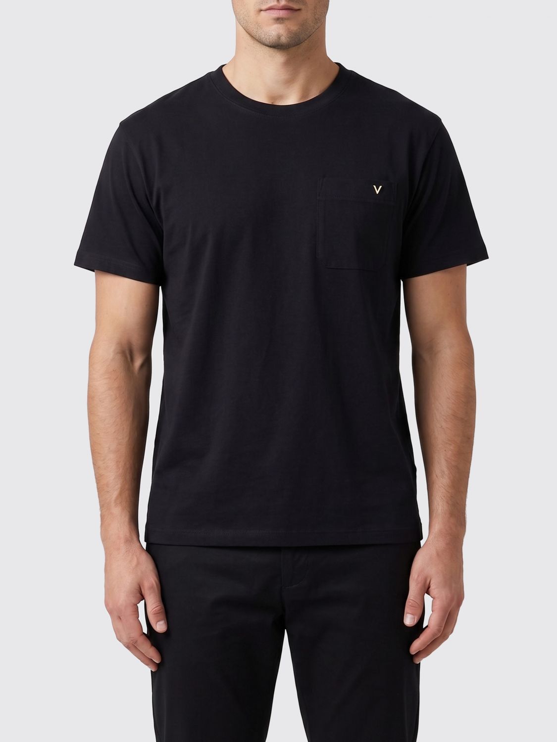 Valentino Valentino T-Shirt Men Black Size US M / EU 48-50 / 2 - 1 Thumbnail