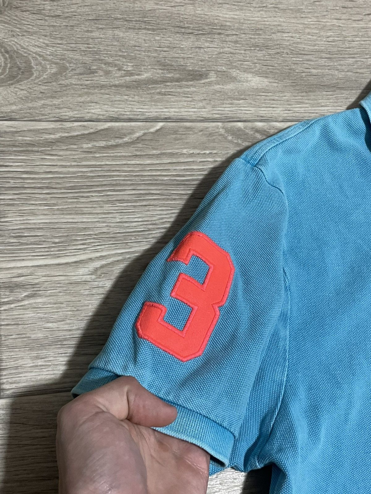 Polo Ralph Lauren × Ralph Lauren × Vintage Vintage Polo T-Shirt Polo Ralph Lauren Big Pony blue #3 PRL Size US L / EU 52-54 / 3 - 3 Thumbnail