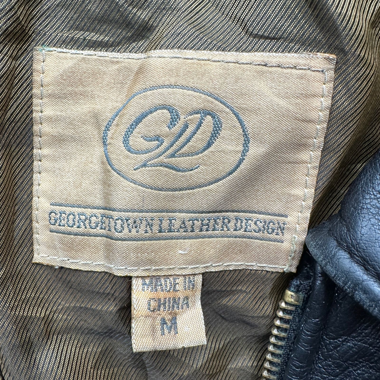 Other GLD Georgetown Leather Design Racer Full Zip Jacket Medium Size US XL / EU 56 / 4 - 3 Thumbnail