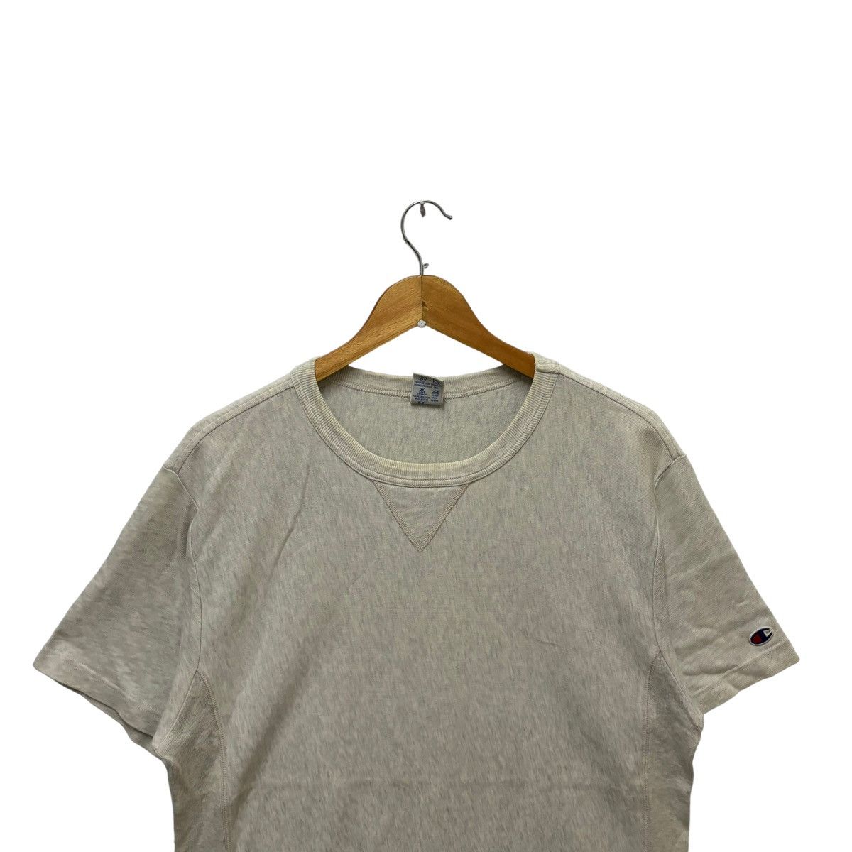 Champion × Japanese Brand Vintage Champion Reverse Weave Plain Tshirt Size US L / EU 52-54 / 3 - 2 Thumbnail