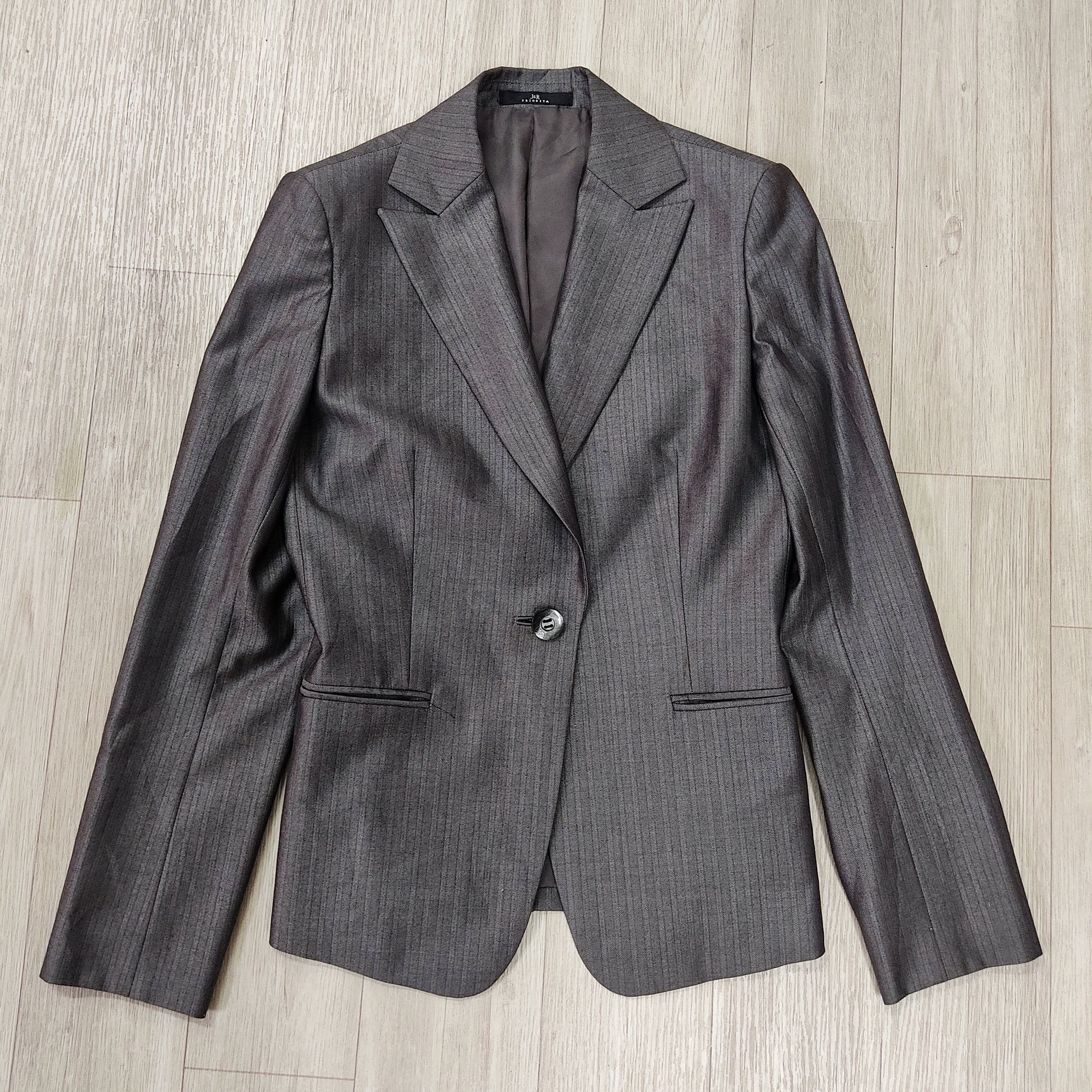 Loro Piana Loro Piana Charcoal Gray Silk Wool Blazer Jacket Size S / US 4 / IT 40 - 4 Thumbnail