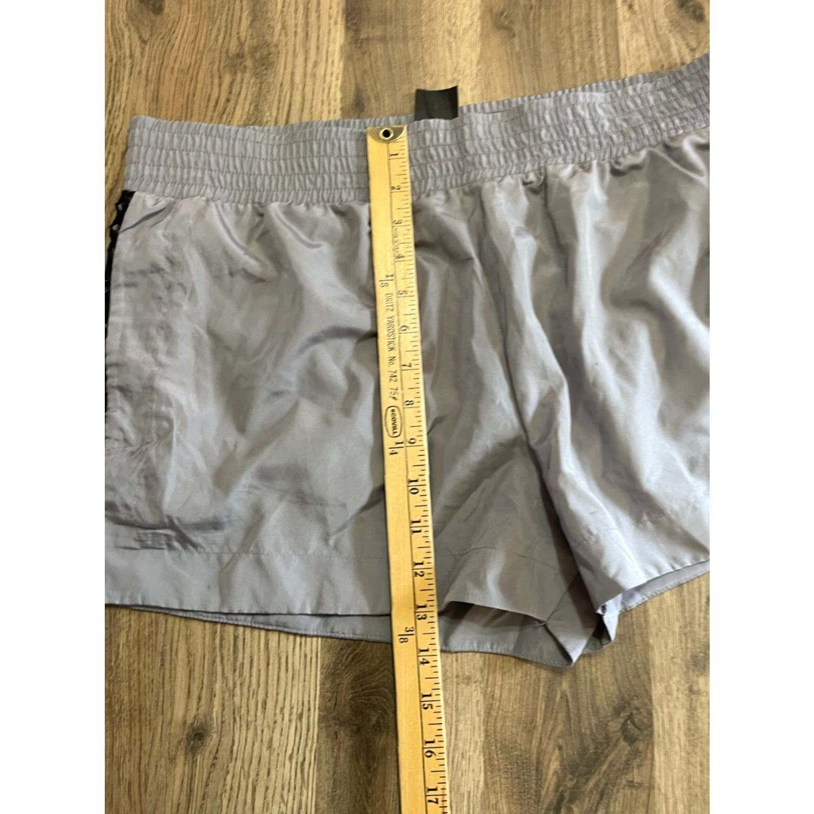 PONY PONY Shorts, Women's XL, Activewear, Pull On, Gray Black, Regular, NWT, Women Size ONE SIZE - 7 Thumbnail