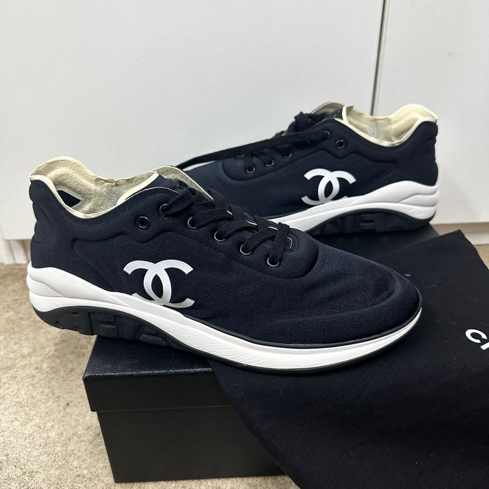 Chanel CC SUEDE MIXED Sneakers – Caroline's Fashion Luxuries