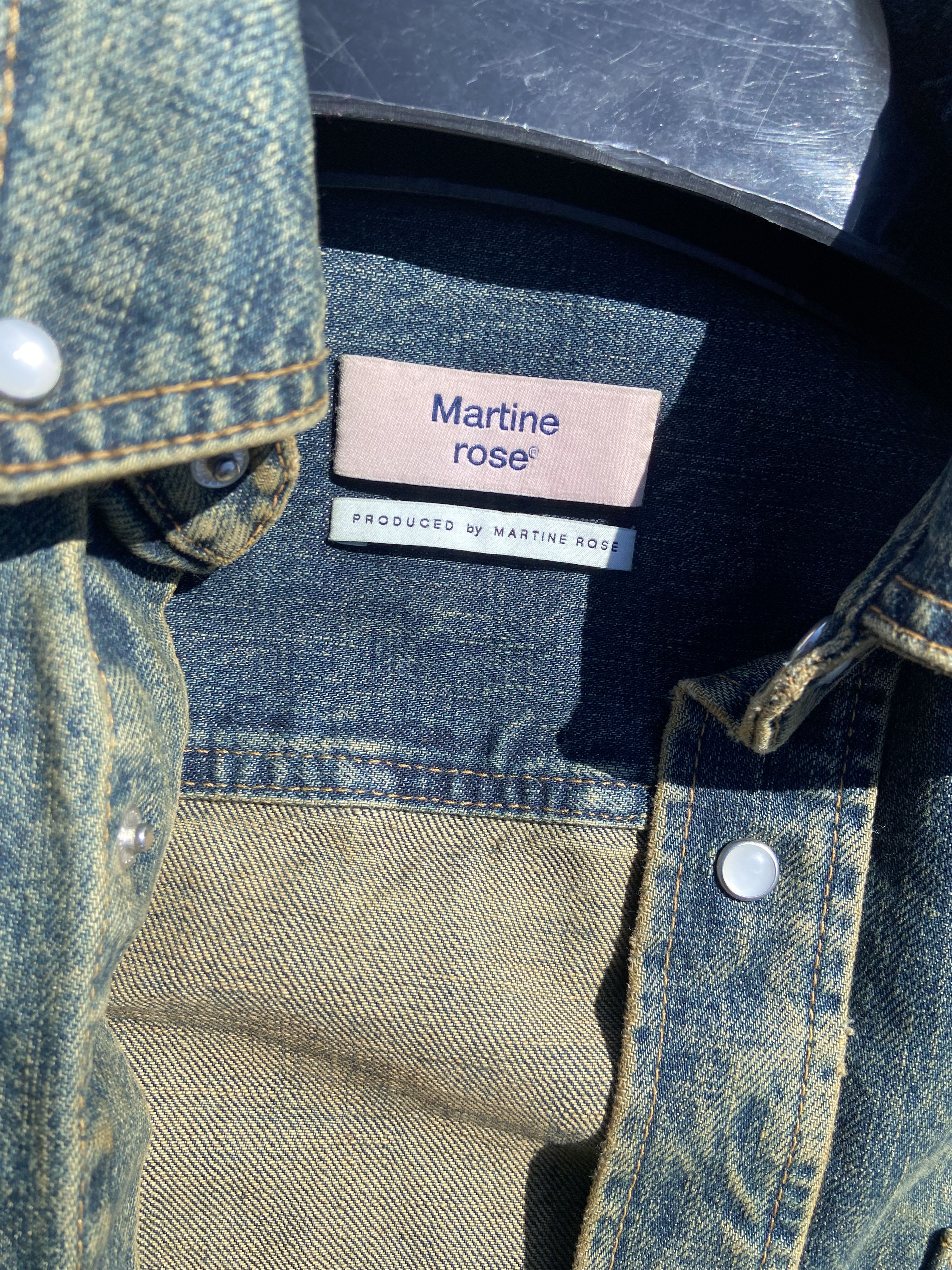 Martine Rose Martine rose “21” season denim top Size US S / EU 44-46 / 1 - 3 Thumbnail
