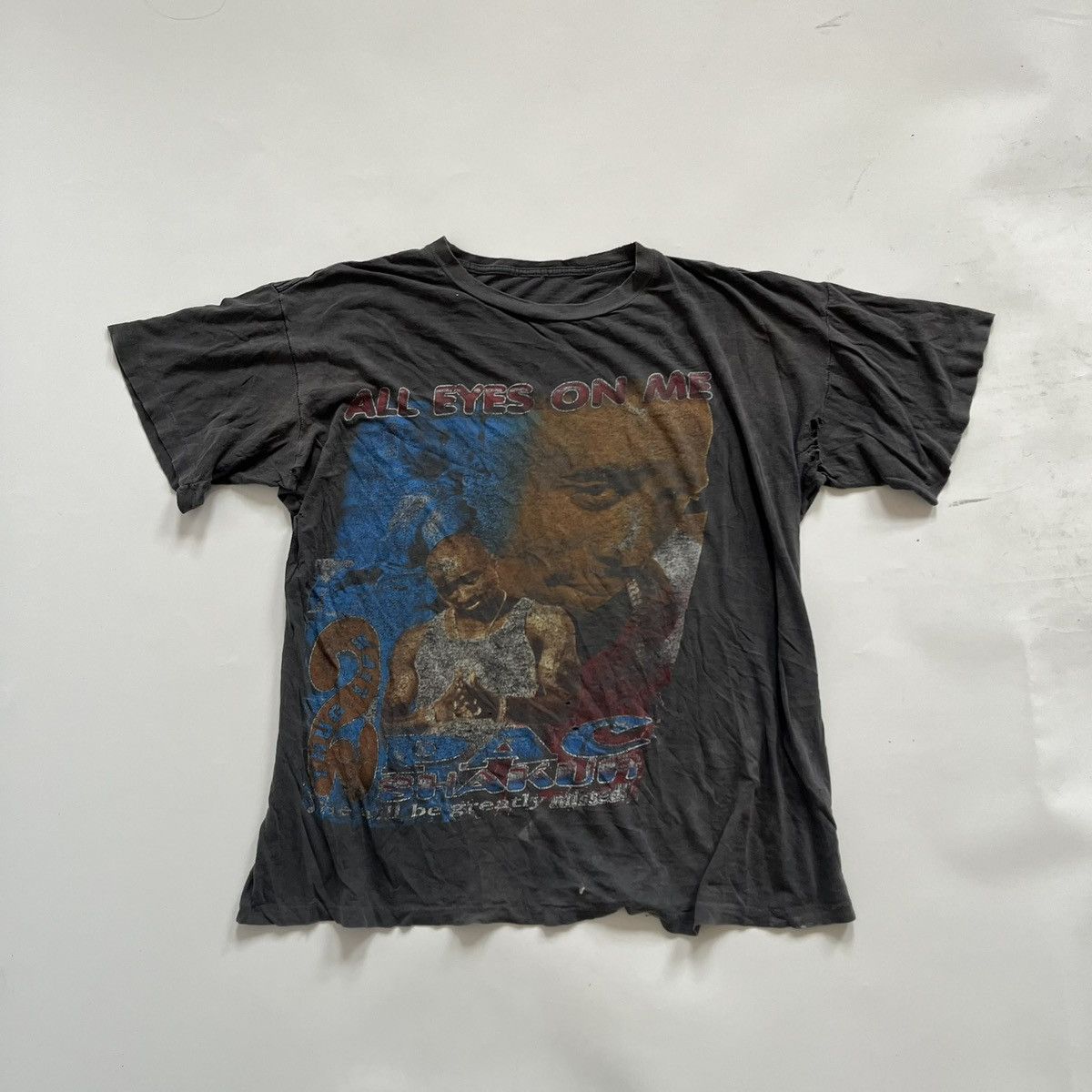 Other 1990s Tupac All Eyes On Me Distressed Tee Size US XL / EU 56 / 4 - 1 Thumbnail