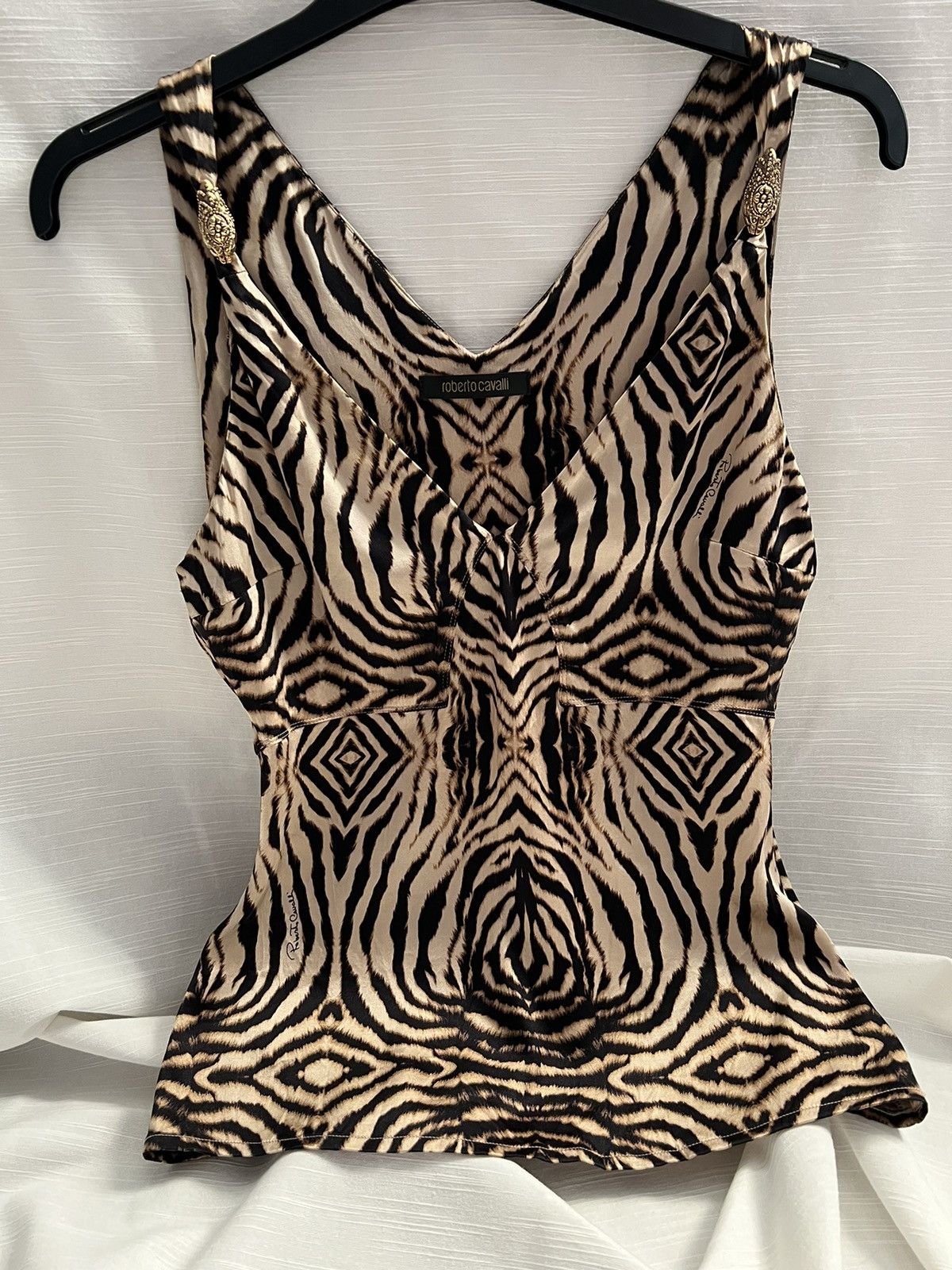 Roberto Cavalli Roberto Cavalli Silk top Size S / US 4 / IT 40 - 13 Thumbnail