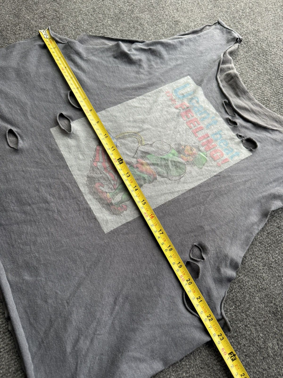 Vintage USA Protest Punk Distressed Faded Cropped Tank top Size US S / EU 44-46 / 1 - 18 Thumbnail