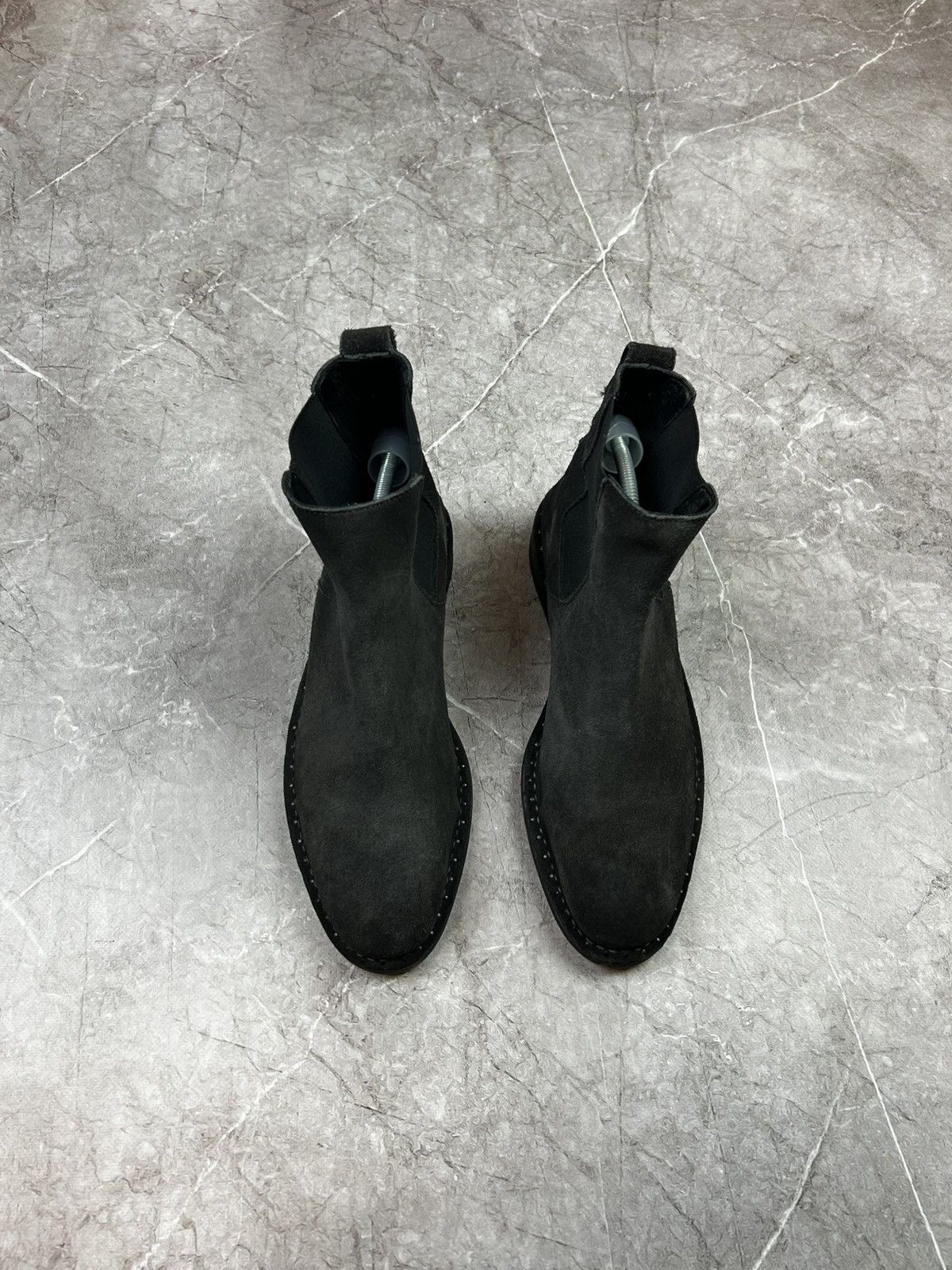 Allsaints AllSaints Suede Grey Chelsea Boots Size US 10 / EU 43 - 4 Thumbnail