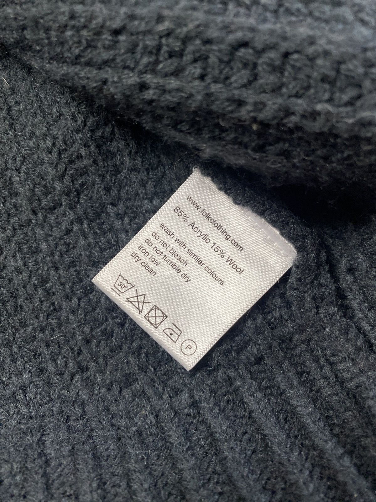 Folk × Japanese Brand Mens Vintage Folk Cardigan navy size 2 M luxury knitwear Size US M / EU 48-50 / 2 - 6 Thumbnail