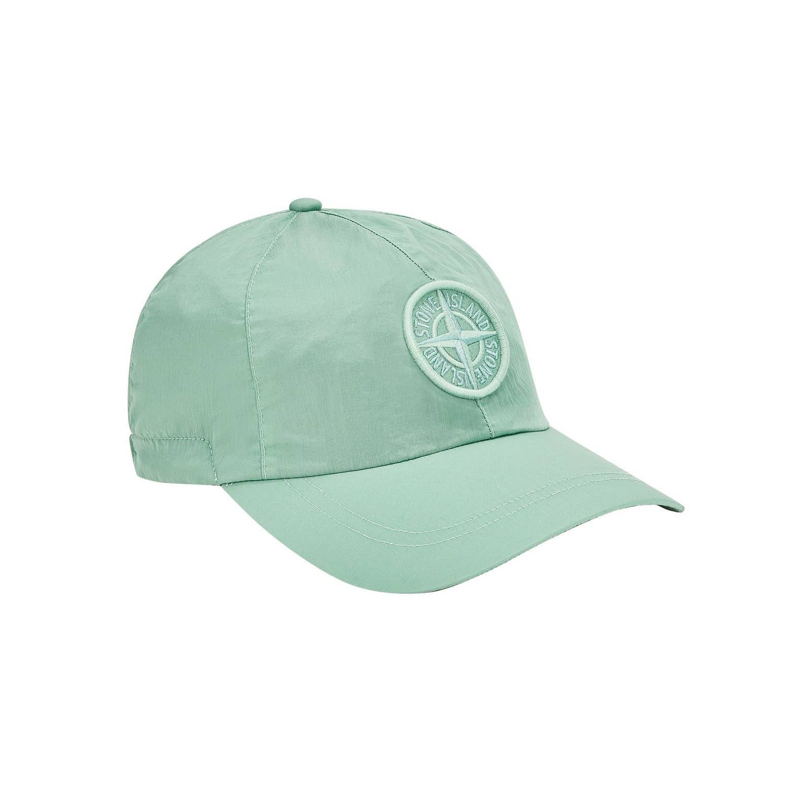 image of Stone Island Cap 99576 Econyl Regenerated Nylon in Green, Men's