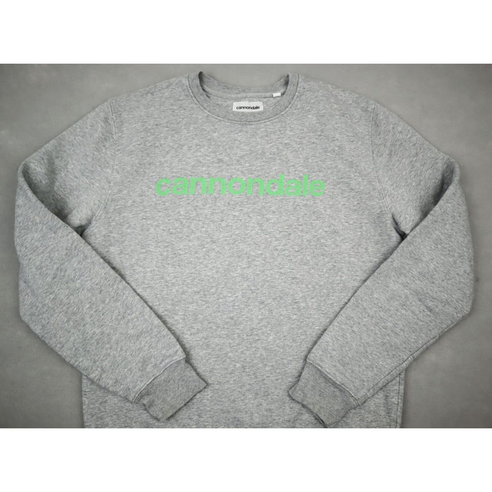 Vintage Cannondale Sweatshirt Men S Gray Solid Green Logo Pullover Crew S Size US S / EU 44-46 / 1 - 2 Thumbnail