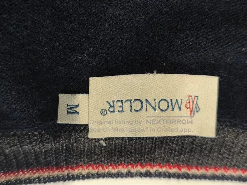Moncler Moncler 100% Wool Crewneck Sweater. Size US M / EU 48-50 / 2 - 4 Thumbnail