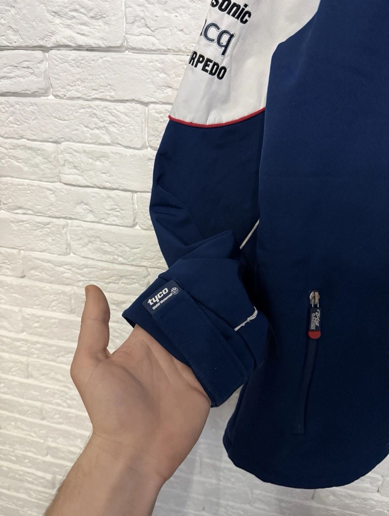 BMW BMW Motorroad Official Racing Shell Hooded Jacket Full Zip Size US XL / EU 56 / 4 - 7 Thumbnail
