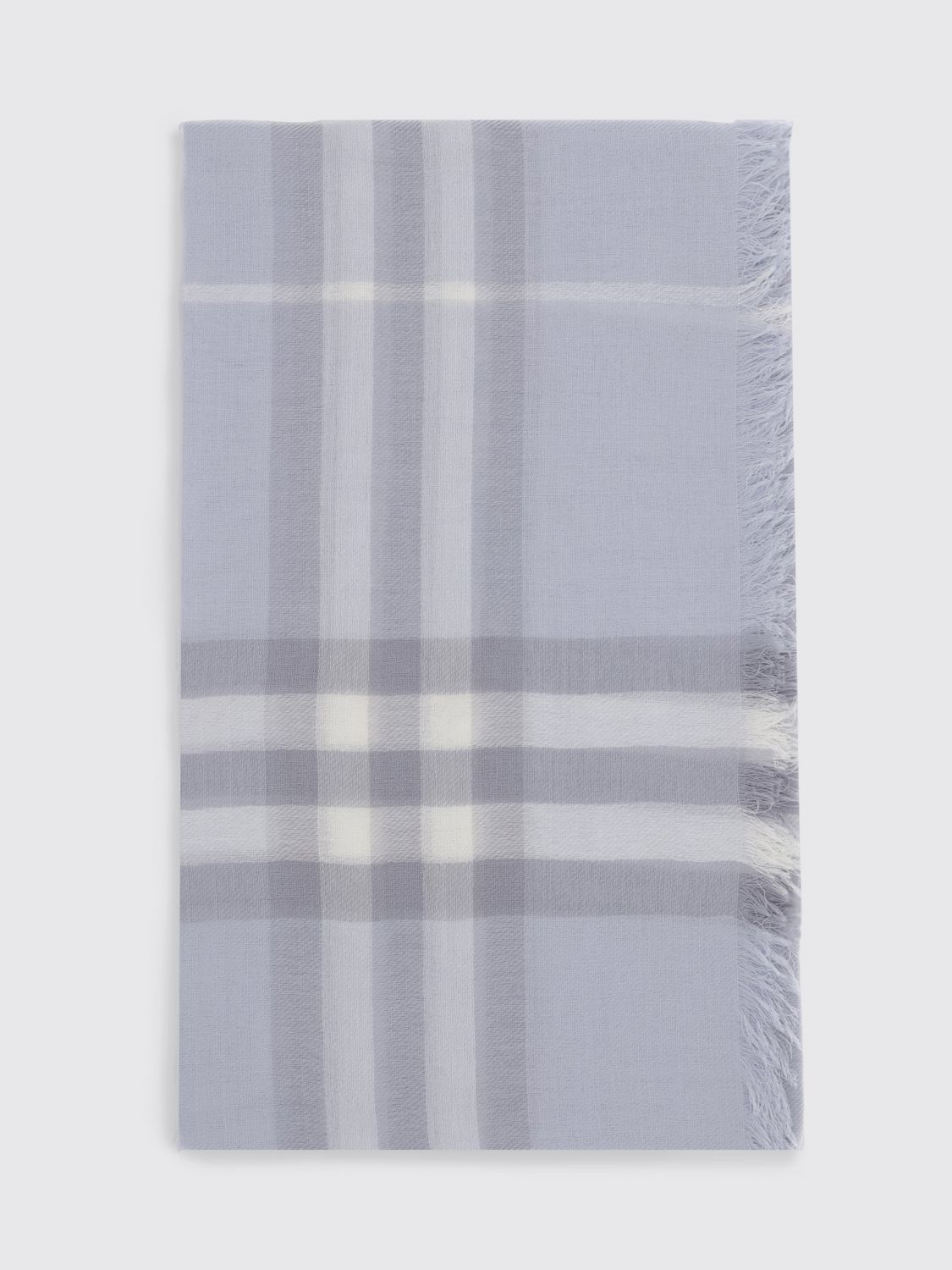 Burberry Burberry Scarf Woman Blue Size ONE SIZE - 1 Thumbnail