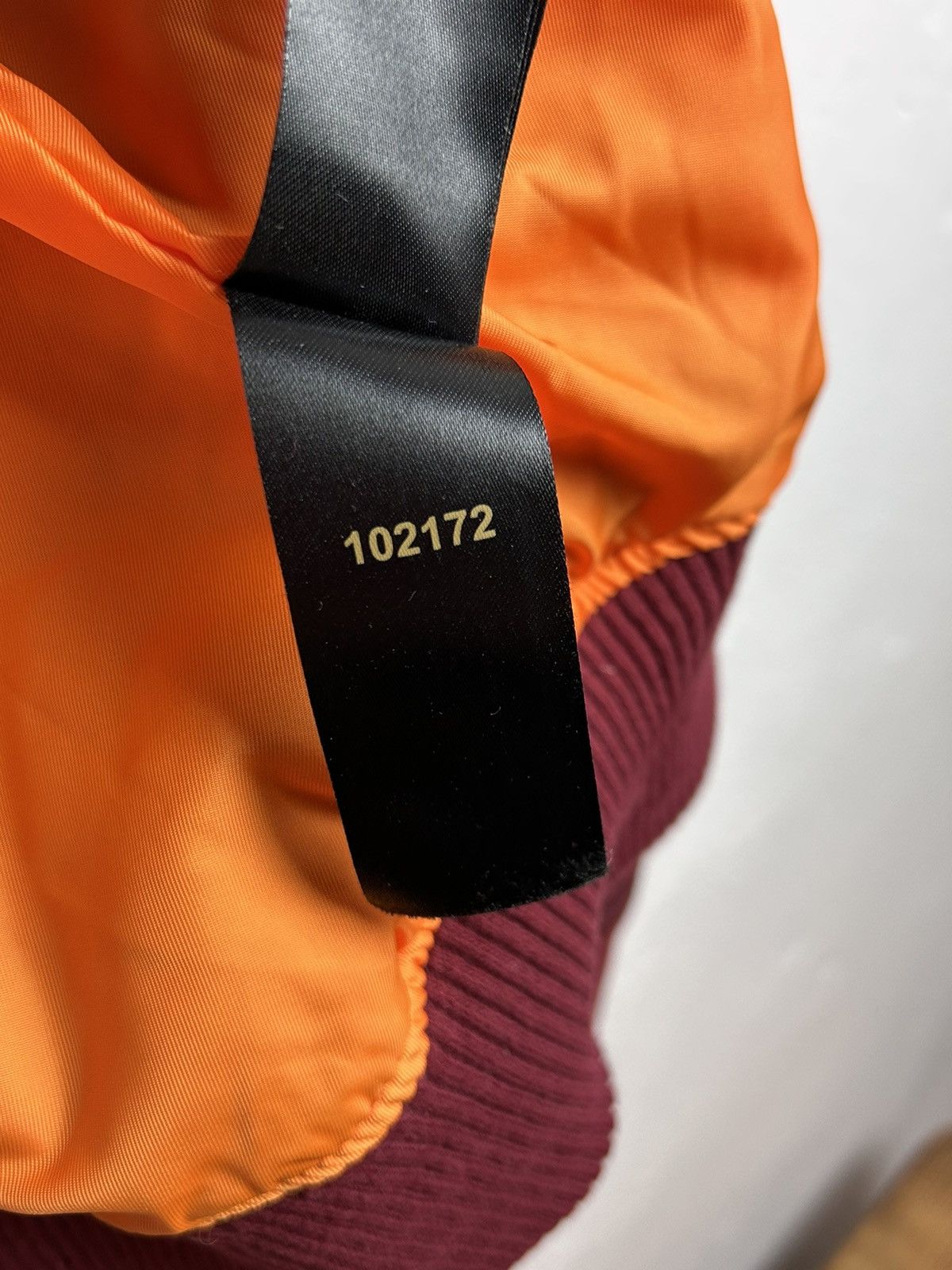 Alpha Industries Alpha Indistries Lightweight MA1 Bomber Jacket In Bordo Size US M / EU 48-50 / 2 - 12 Thumbnail