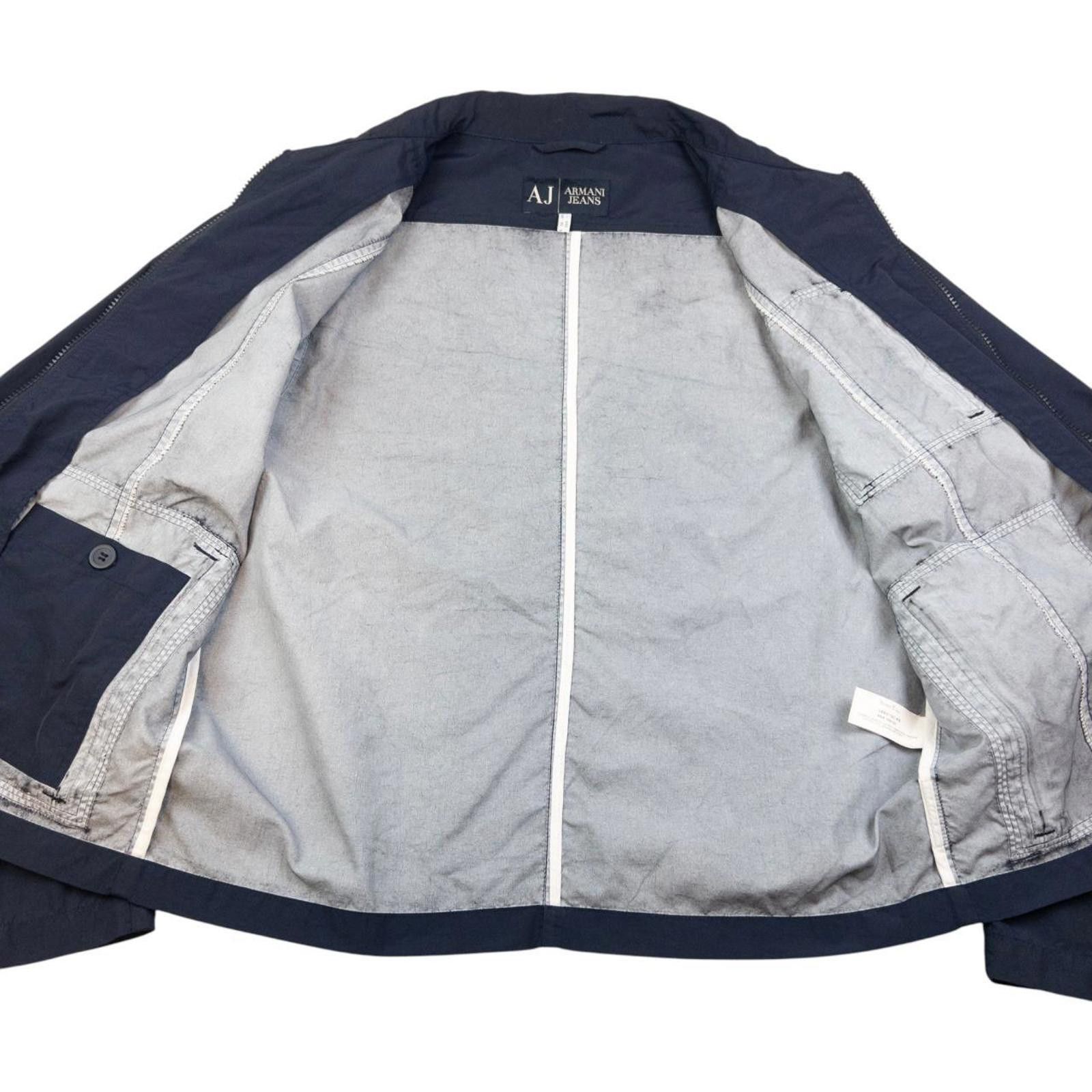 Designer Vintage Armani Jeans Zip Up Jacket Size S Size US S / EU 44-46 / 1 - 5 Thumbnail
