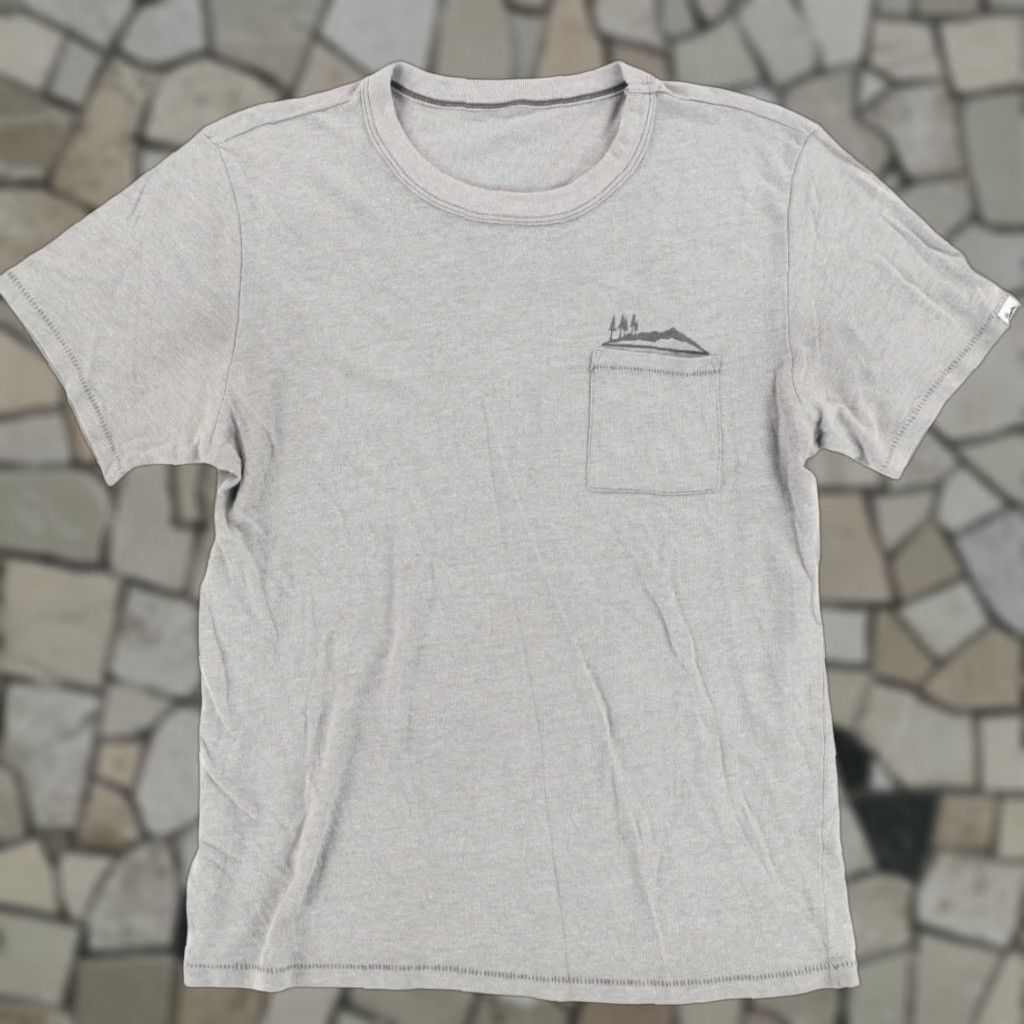 Vintage Woosah Outfitters Pocket Solid T-Shirt Gray Men's M Size US M / EU 48-50 / 2 - 1 Thumbnail