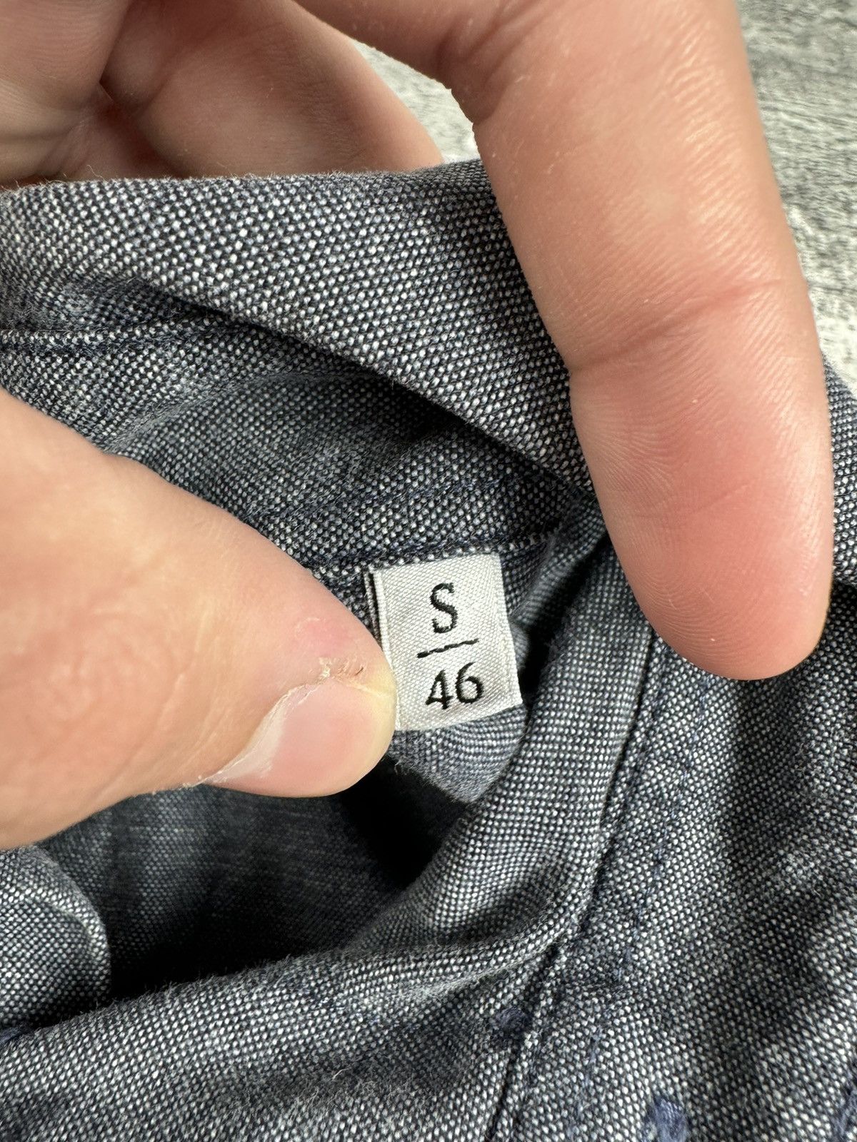 Our Legacy Our Legacy 1980-81 Basic Blank Longsleeve Button Shirt Size US S / EU 44-46 / 1 - 7 Thumbnail