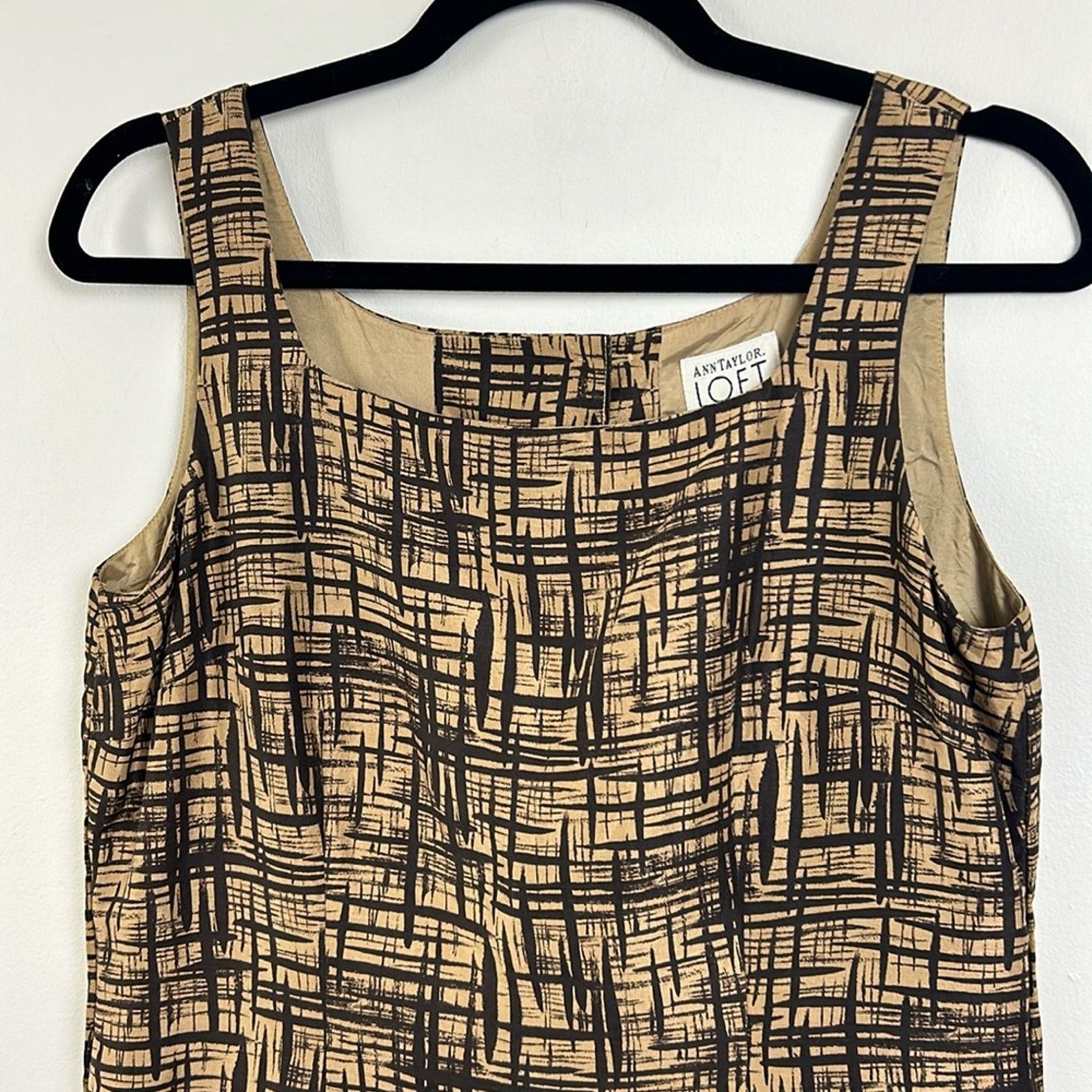 Ann Taylor Ann Taylor Loft Vintage Silk Shift Mini Dress Size M / US 6-8 / IT 42-44 - 4 Thumbnail