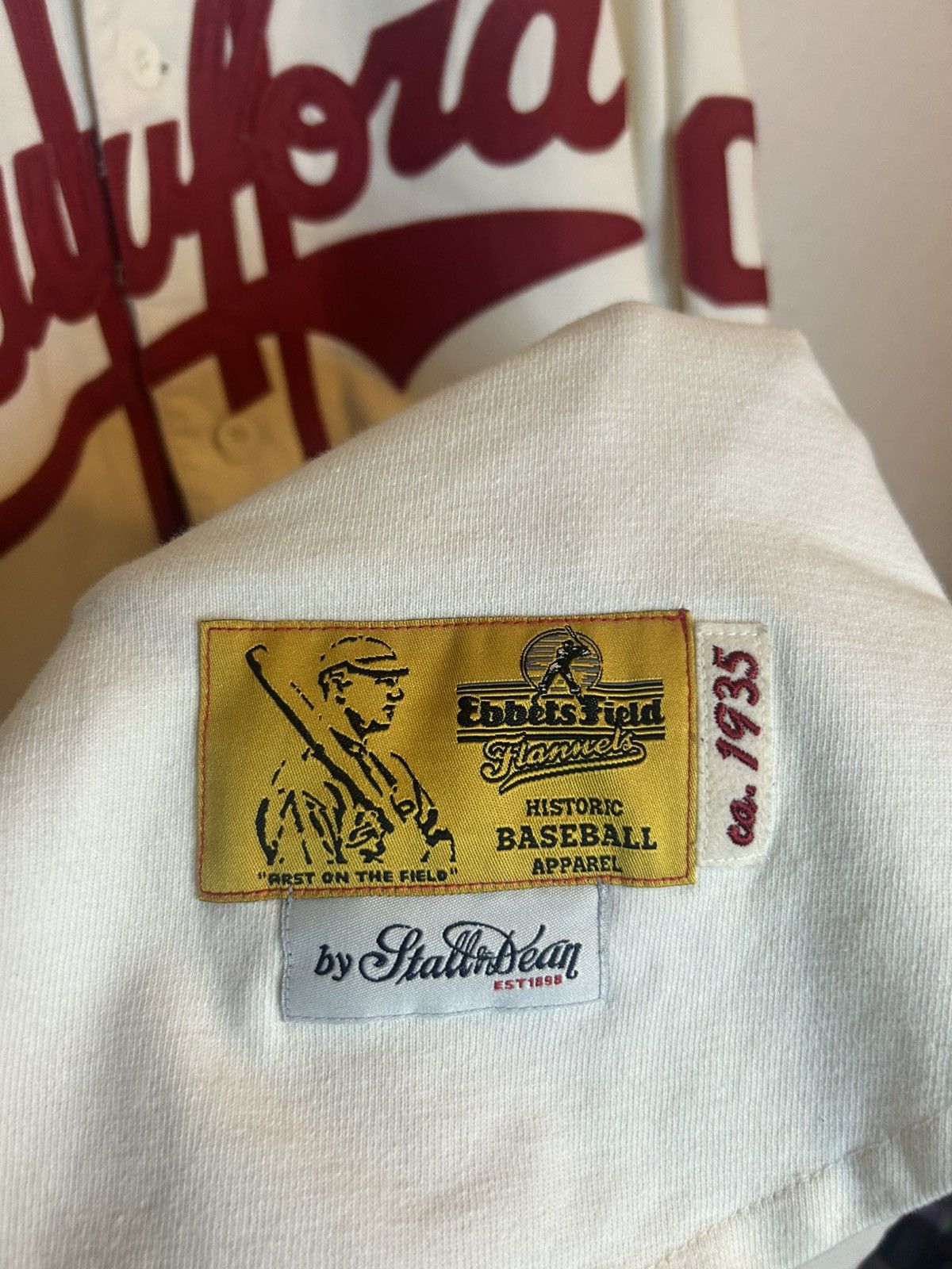 Ebbets Field Flannels Gibson Pittsburgh Crawfords Ebbets Field Flannels Jersey Size US XXL / EU 58 / 5 - 4 Thumbnail